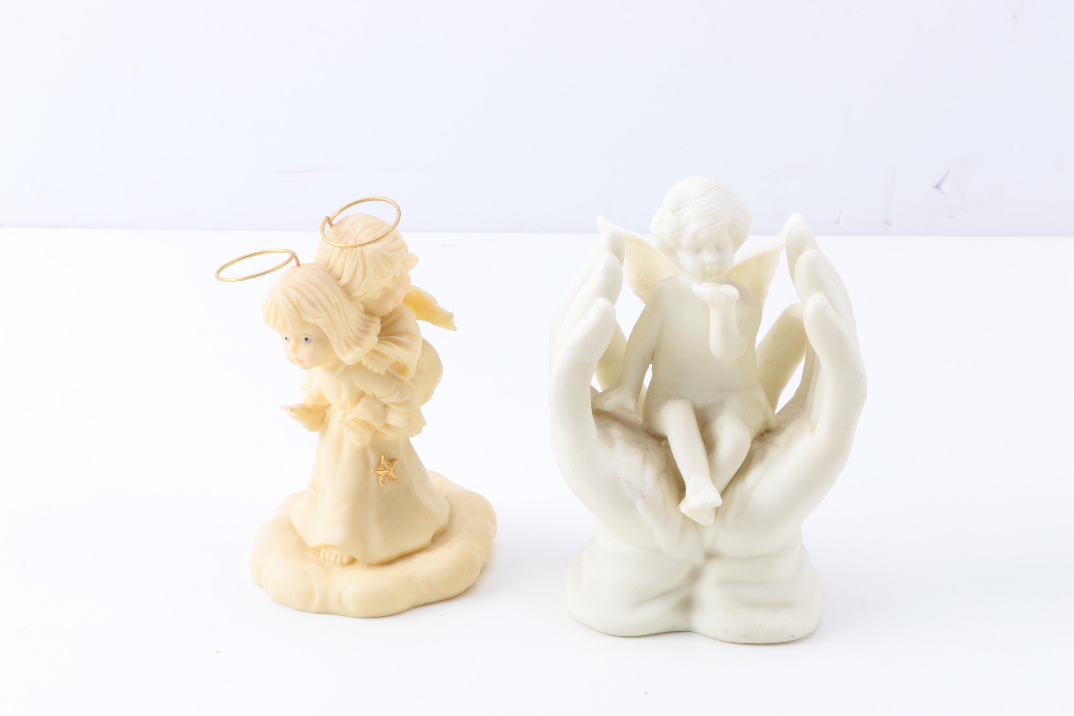 Precious Moments Figurines with "Give Ability A Chance" and Additional Figurines