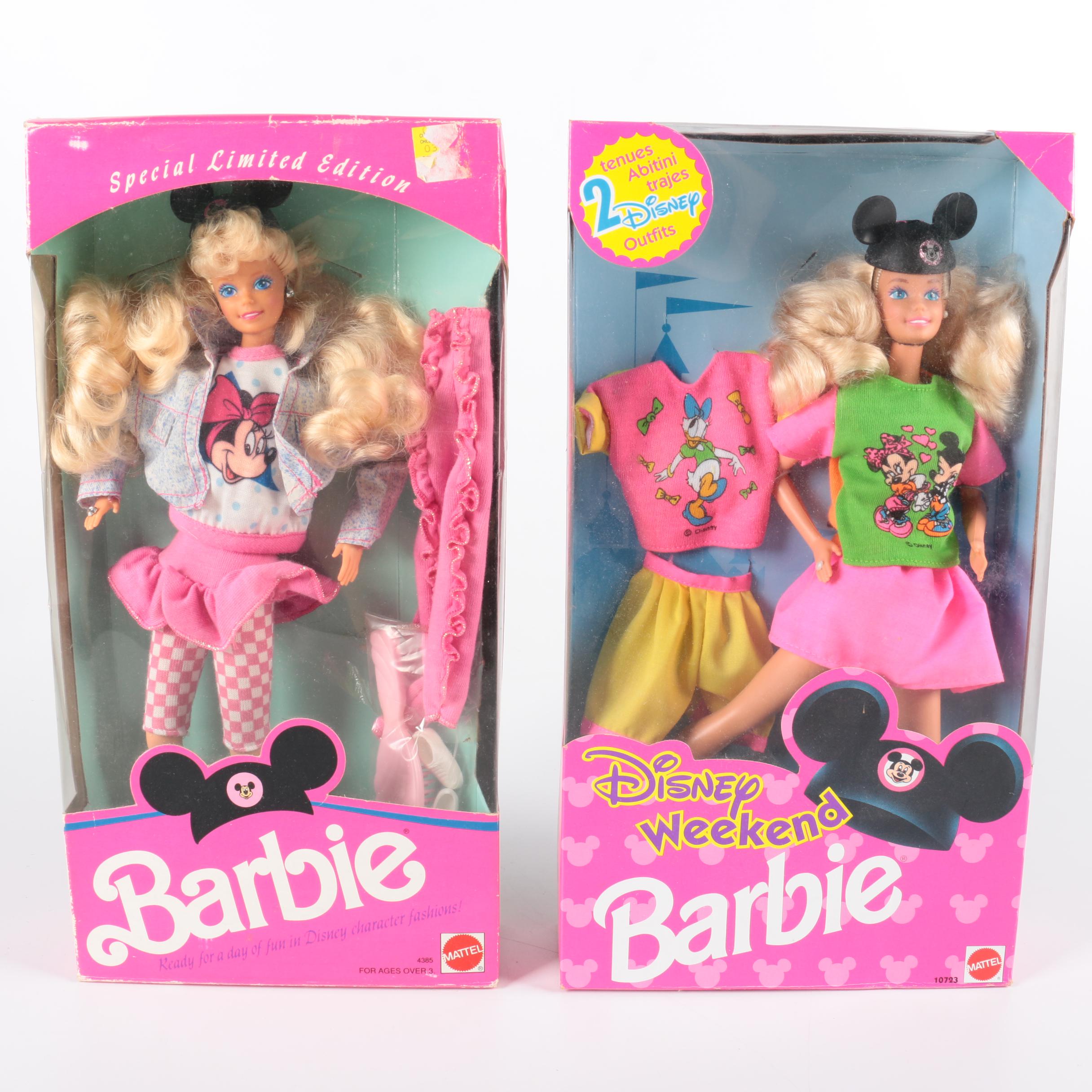 1990s Disney Barbies in Boxes