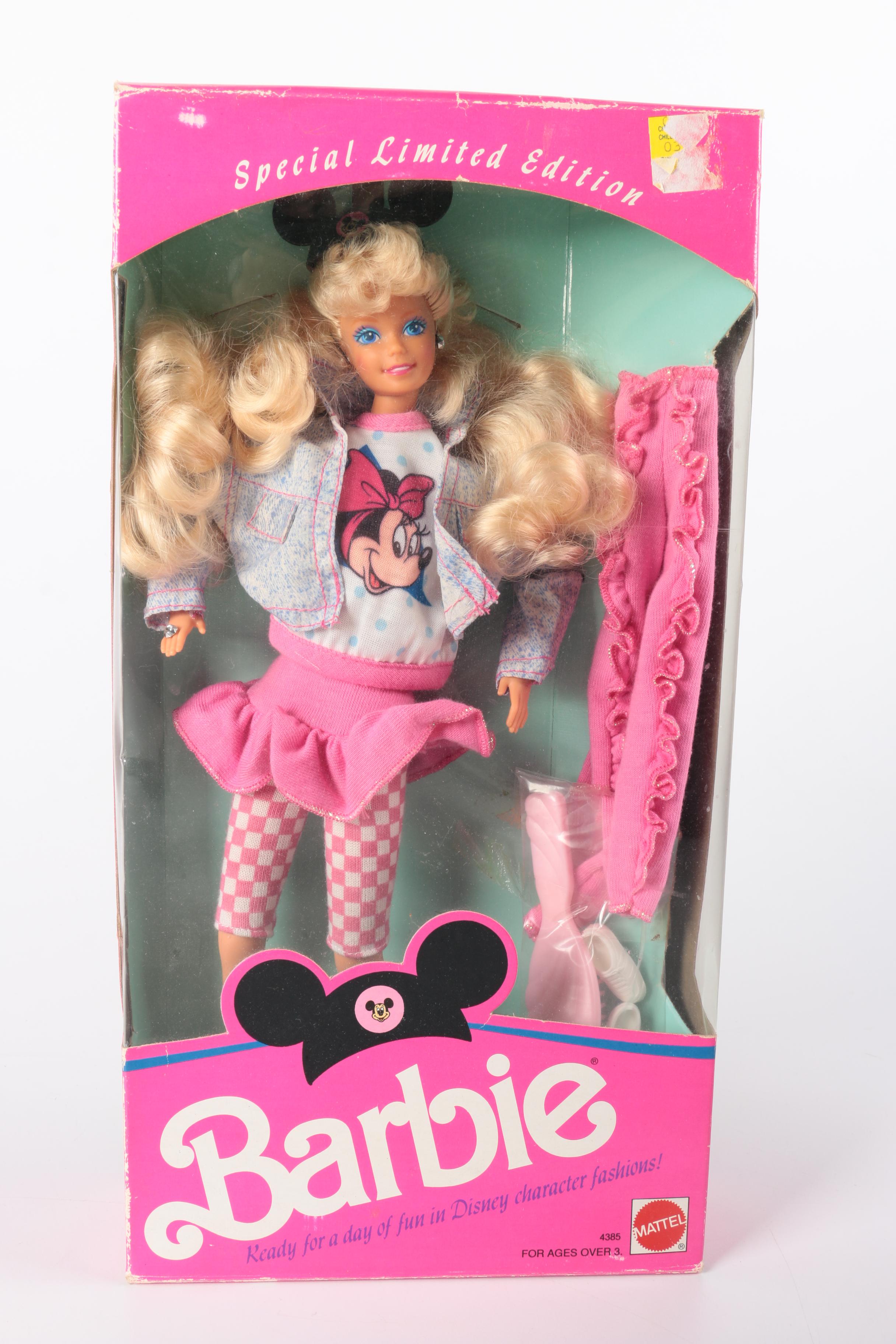 1990s Disney Barbies in Boxes