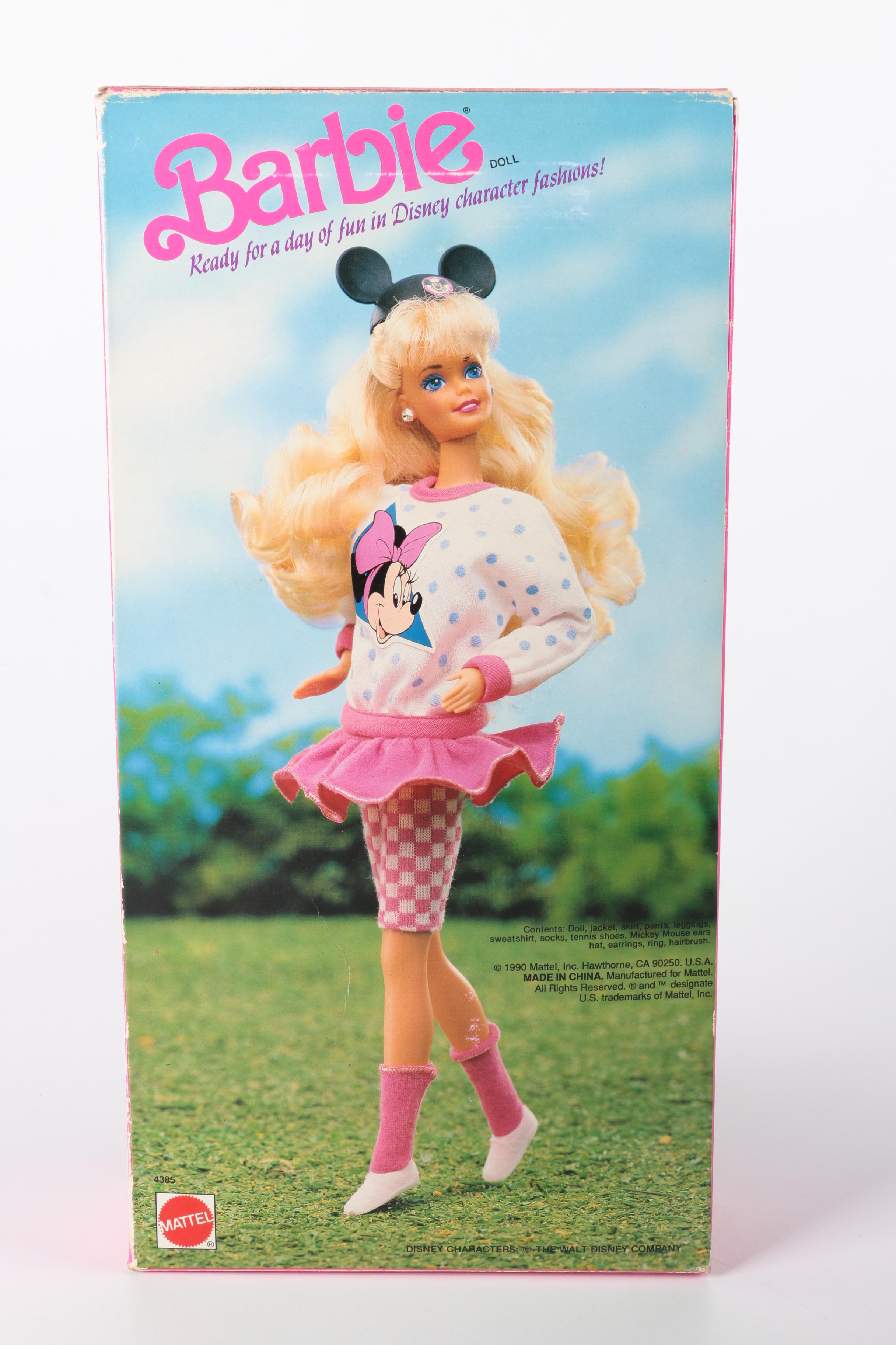 1990s Disney Barbies in Boxes
