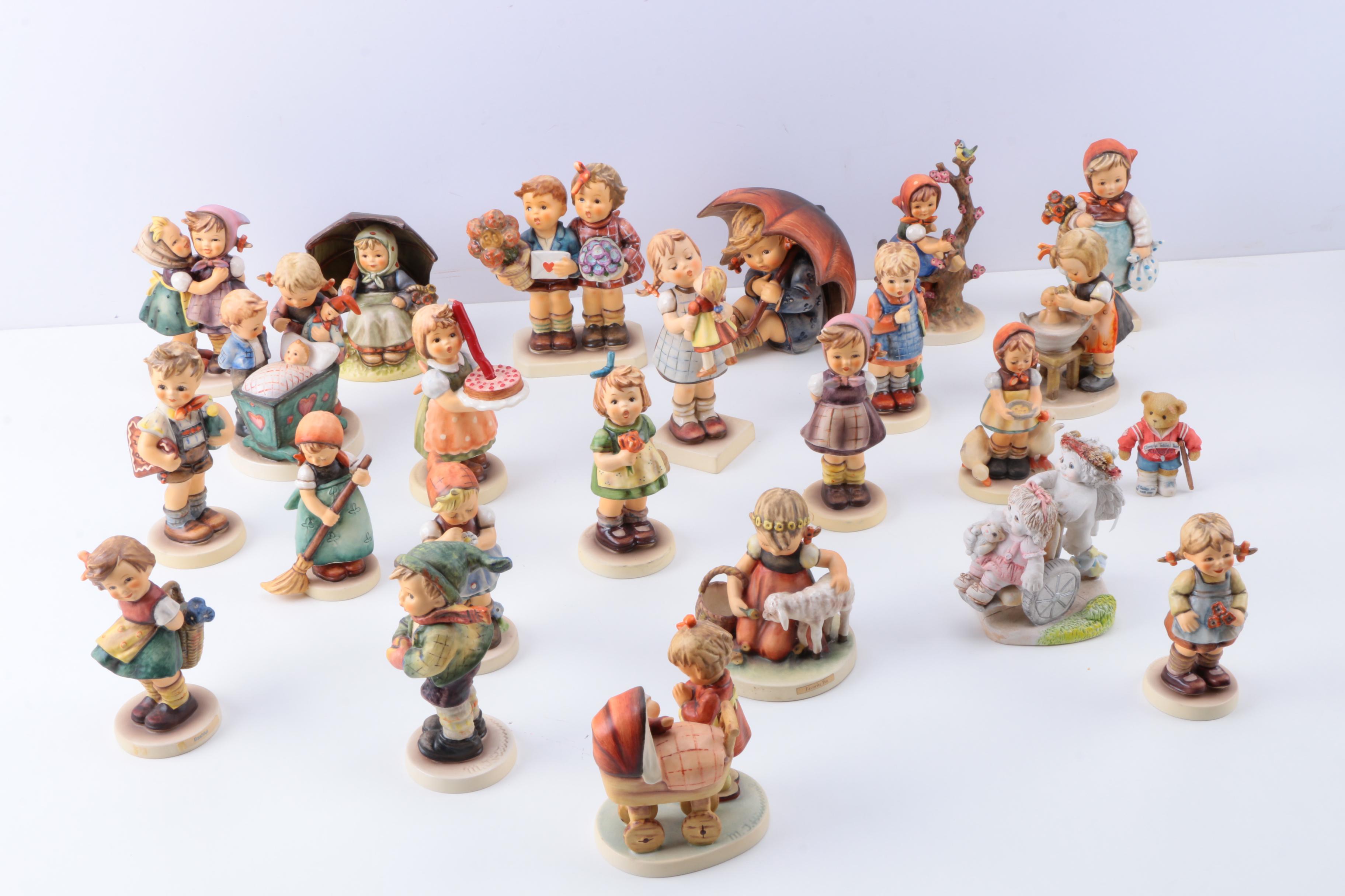 Assortment of Ceramic Goebel Figurines