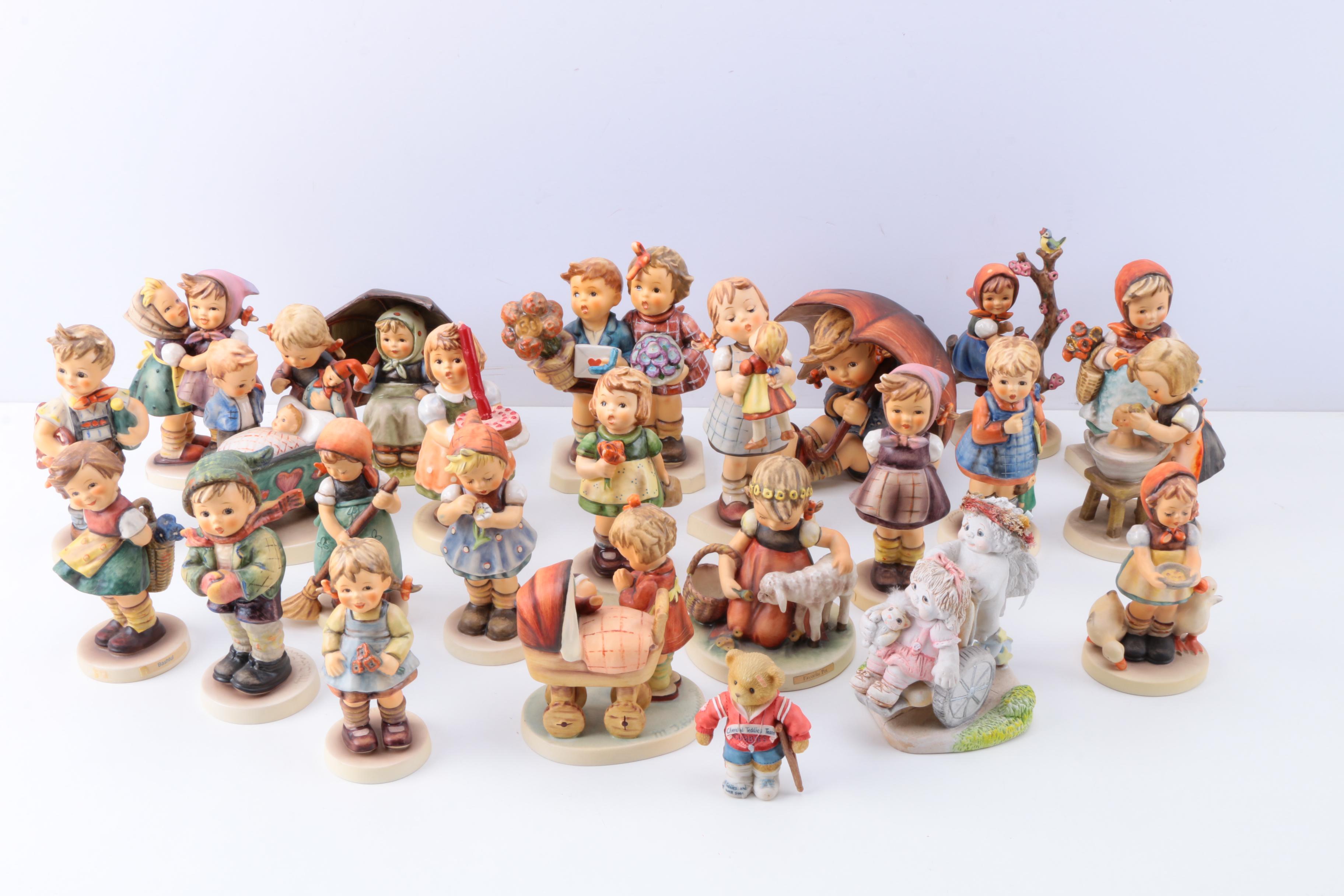 Assortment of Ceramic Goebel Figurines