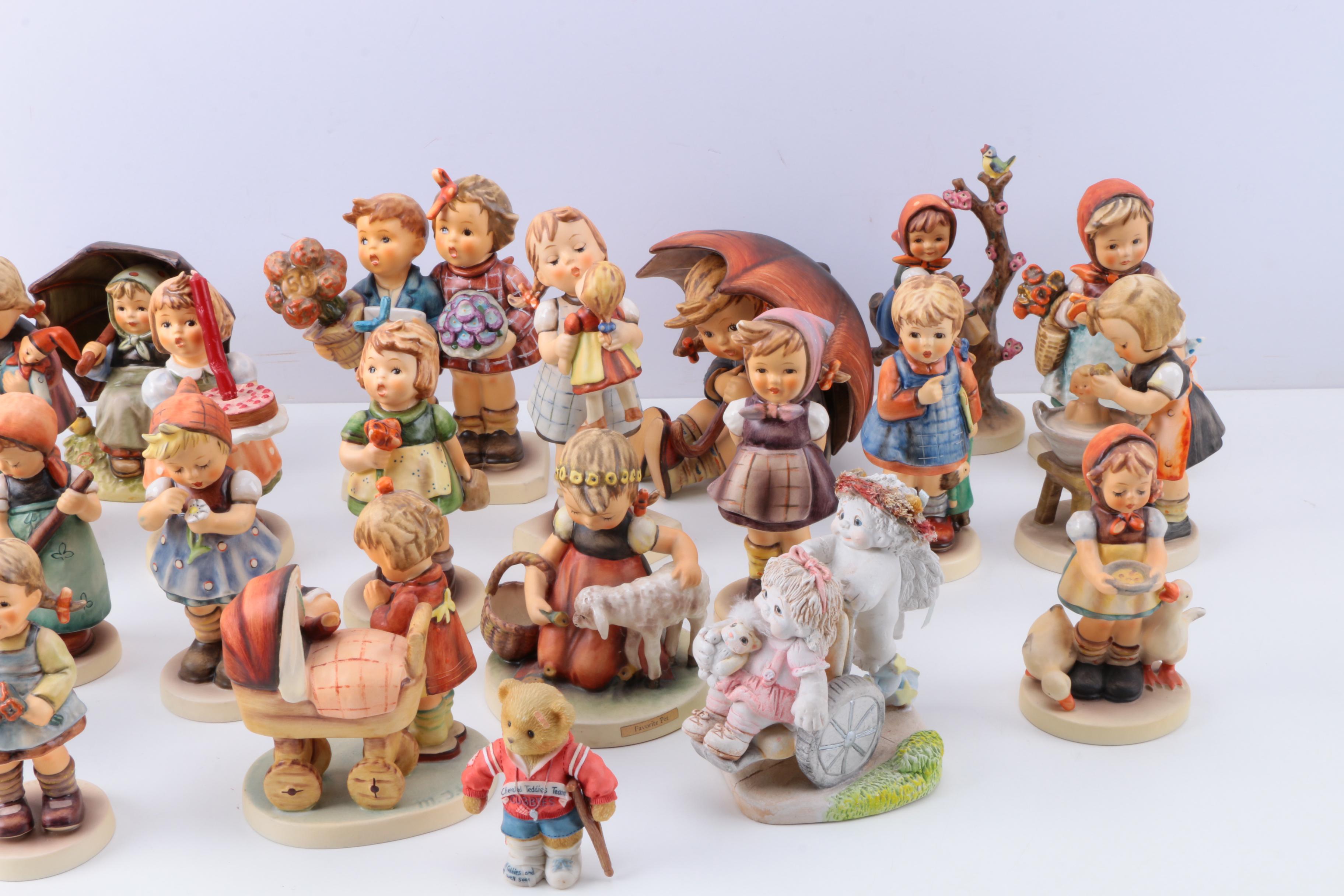 Assortment of Ceramic Goebel Figurines