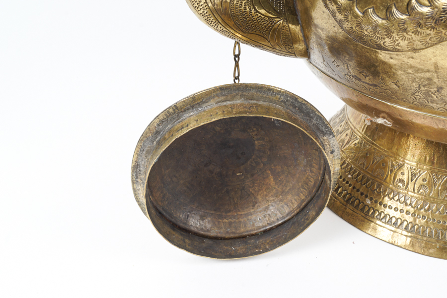 Large Asian Brass Teapot
