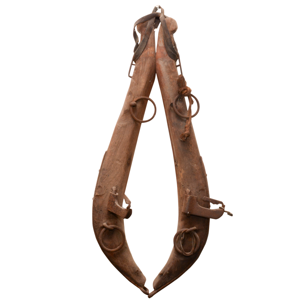 Antique Wooden Horse Hames