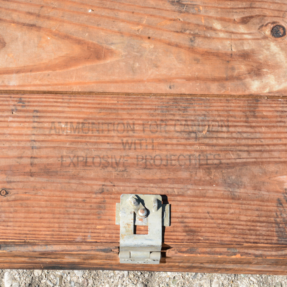 Vintage World War II Ammo Box