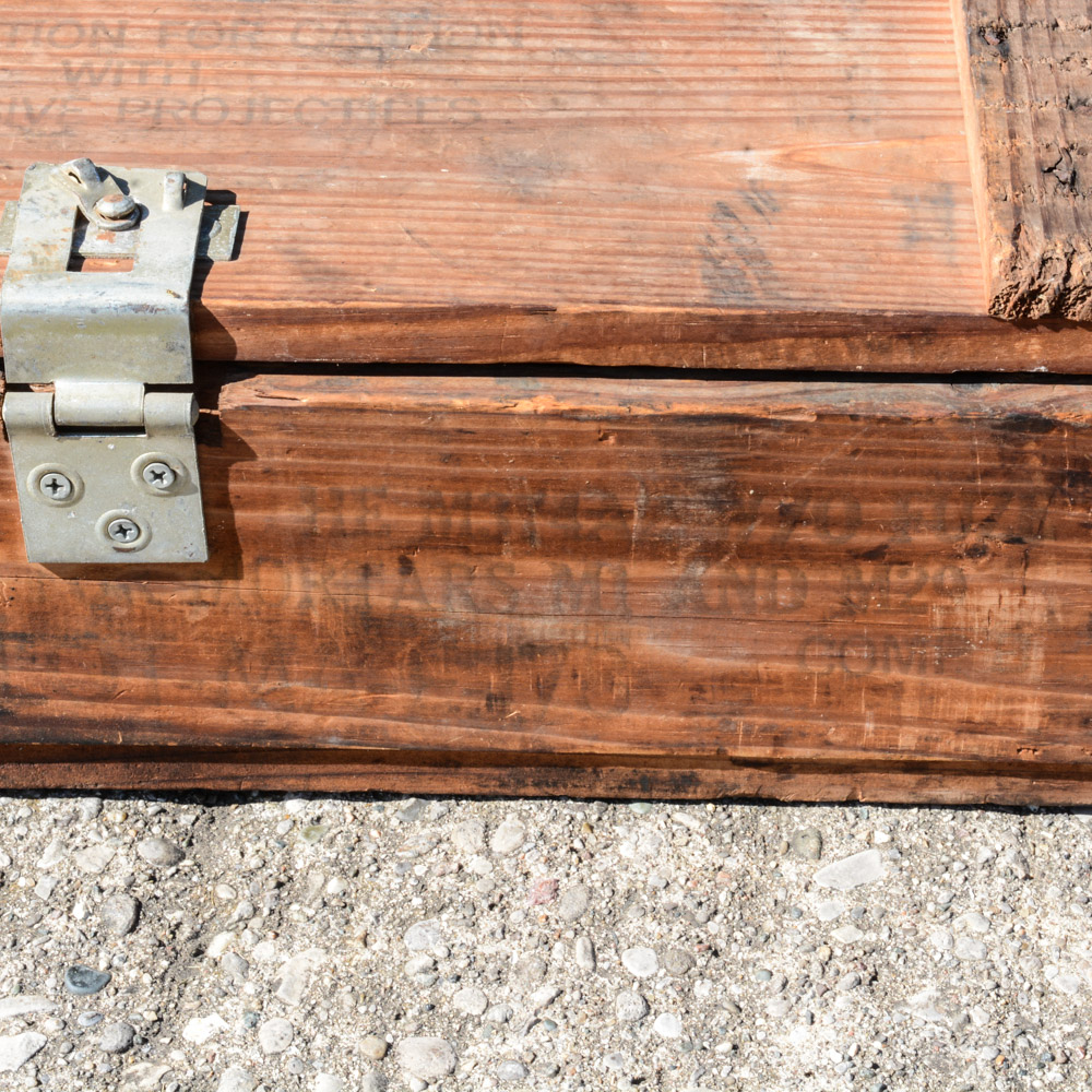 Vintage World War II Ammo Box