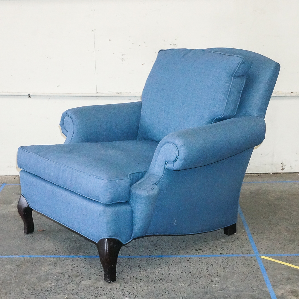 Pair of Down-Filled  Upholstered Chairs