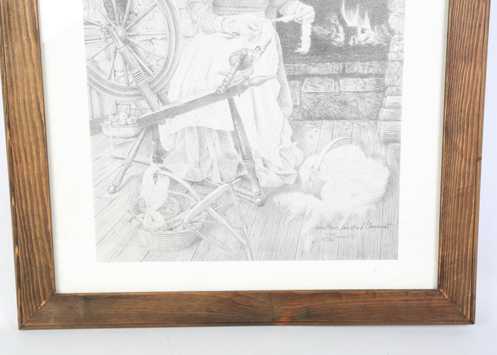 Willard Gayheart Signed Limited Edition Offset Lithograph "Elsie"