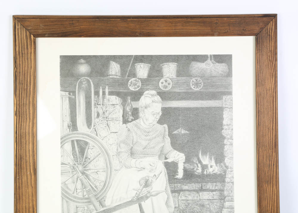 Willard Gayheart Signed Limited Edition Offset Lithograph "Elsie"