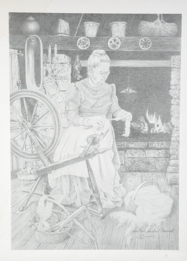 Willard Gayheart Signed Limited Edition Offset Lithograph "Elsie"