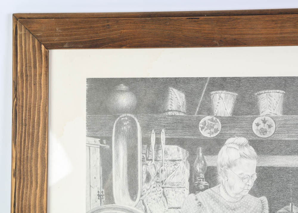 Willard Gayheart Signed Limited Edition Offset Lithograph "Elsie"