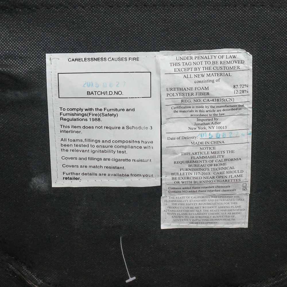 Contemporary Modernist Chaise Lounge by Jonathan Adler