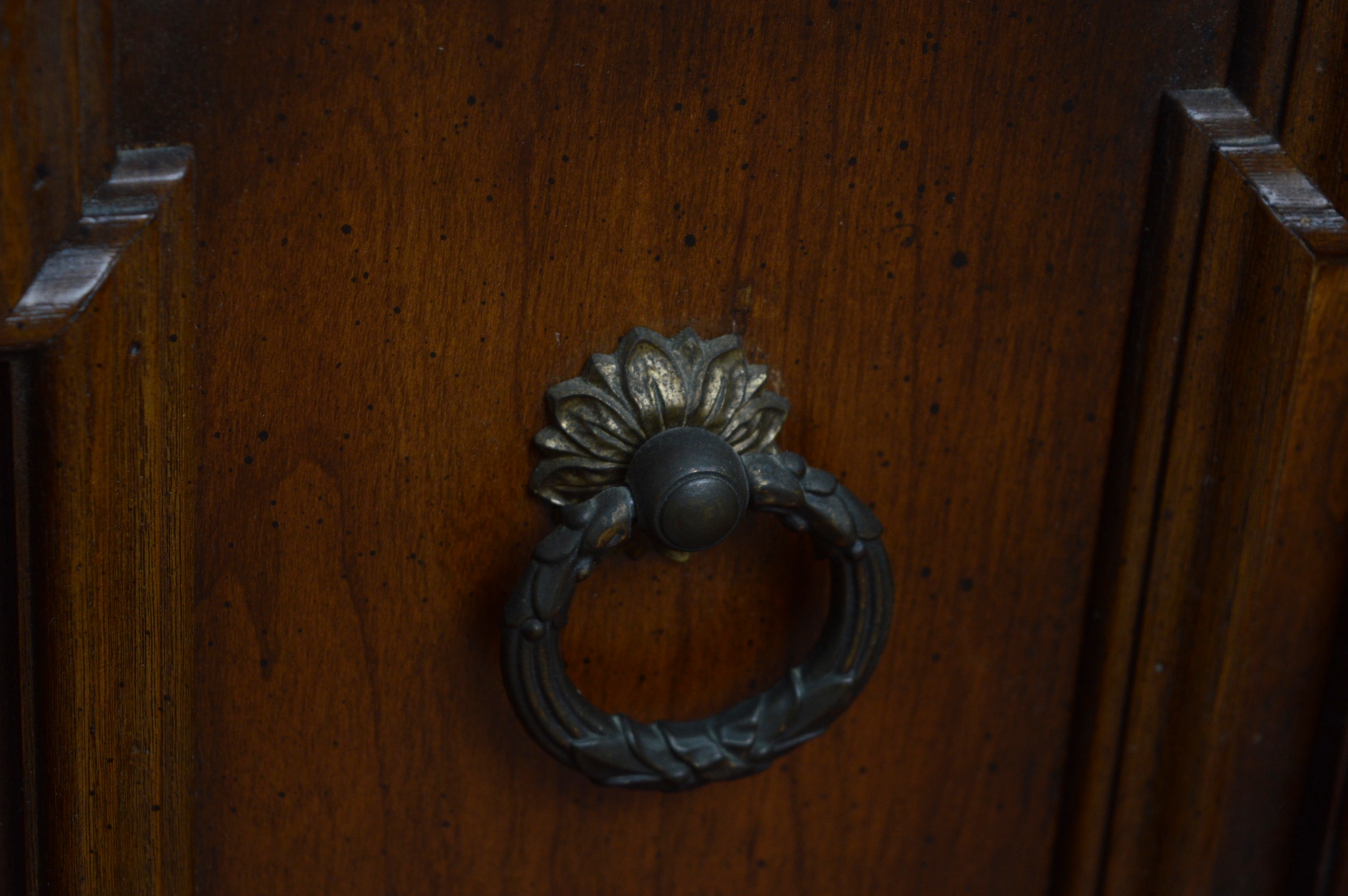 Vintage Open Book Shelf and Books