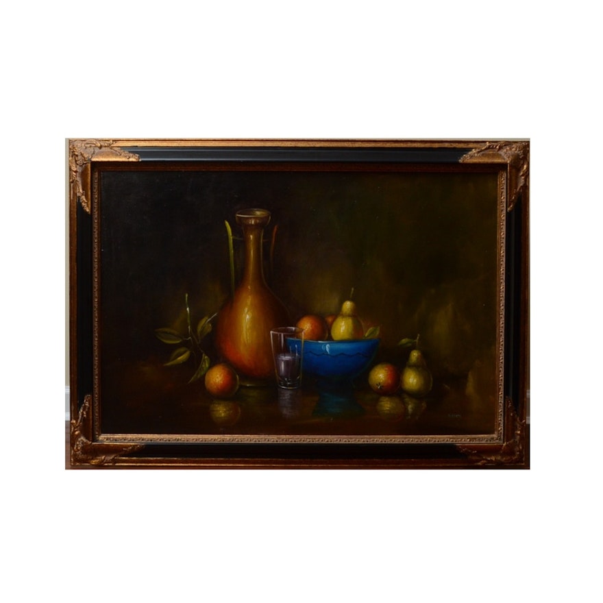 Androtti Still Life Oil on Canvas