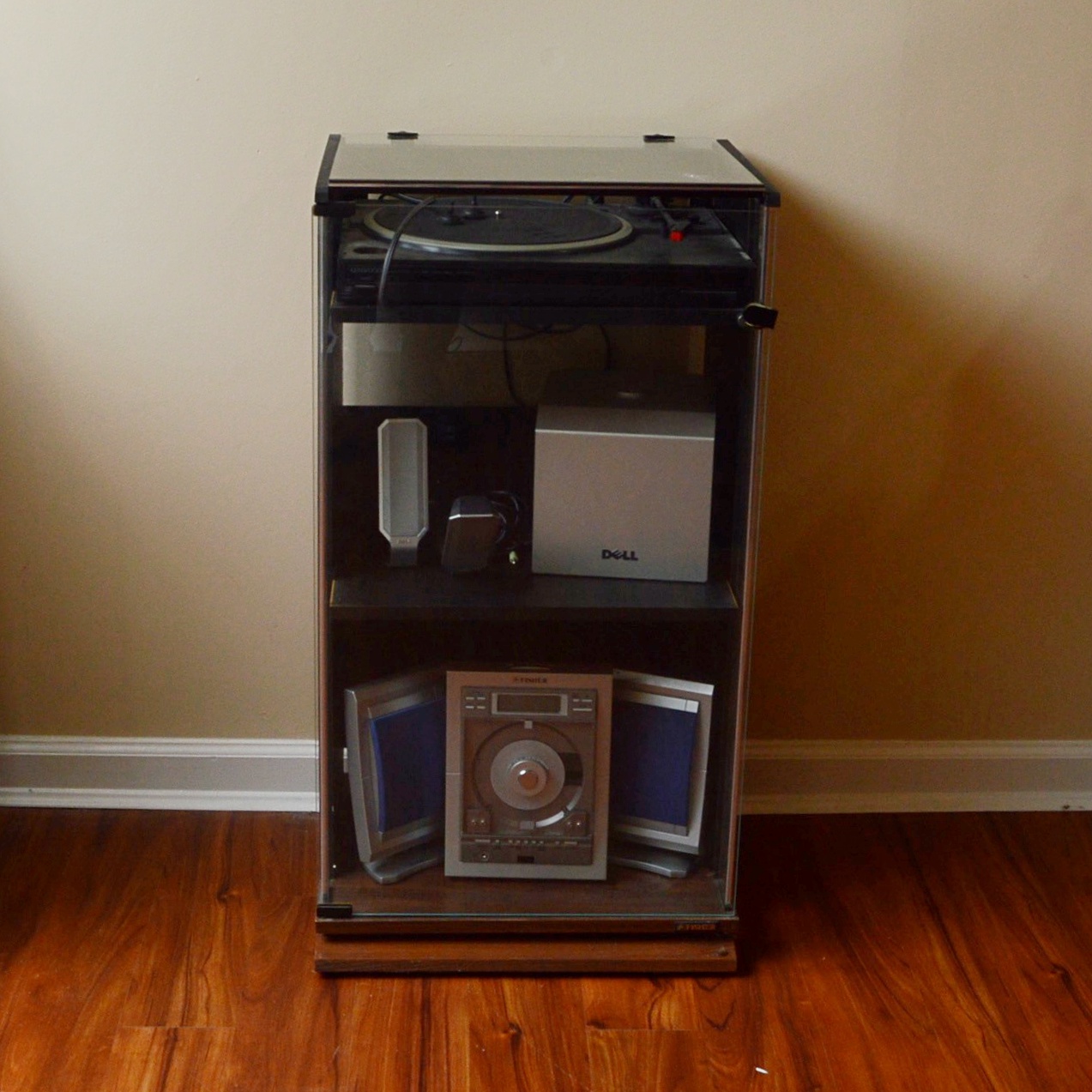 Fischer Floor Speakers, Kenwood Turntable, Speakers and Other Audio Accessories
