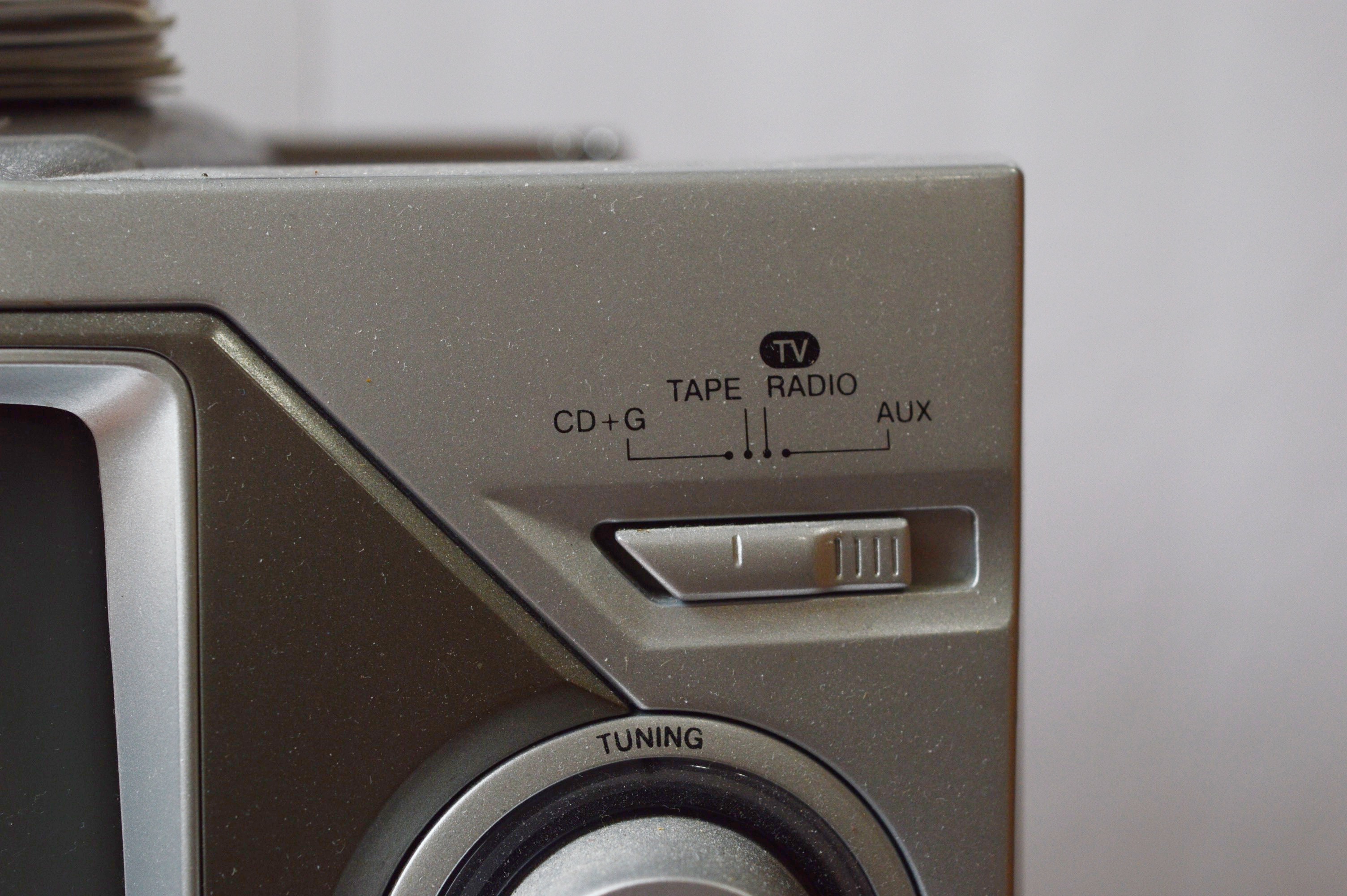 Memorex Karaoke Machine with CDs, and Hitachi Boombox