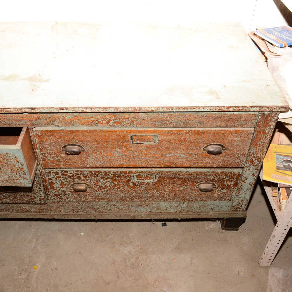 Antique Wooden Dresser