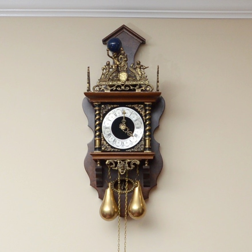 Vintage Dutch Wall Clock