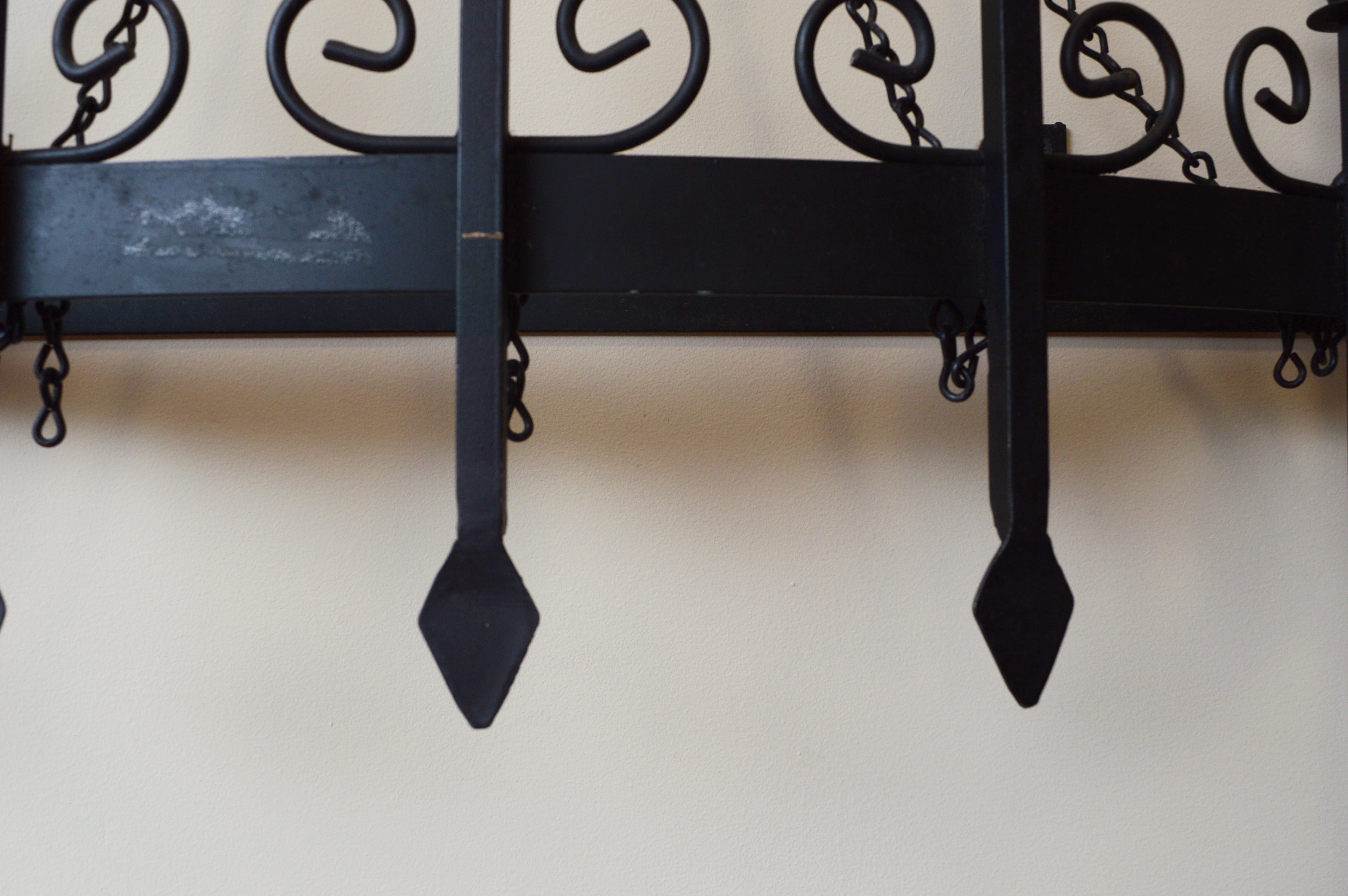 Wrought Iron Candelabra Wall Sconce