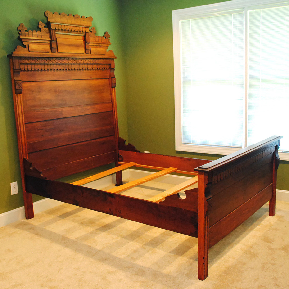 Antique Eastlake Bed Frame