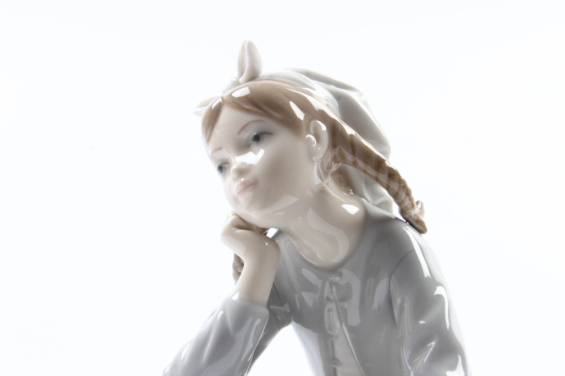 Lladró Girl with Doll Figurine