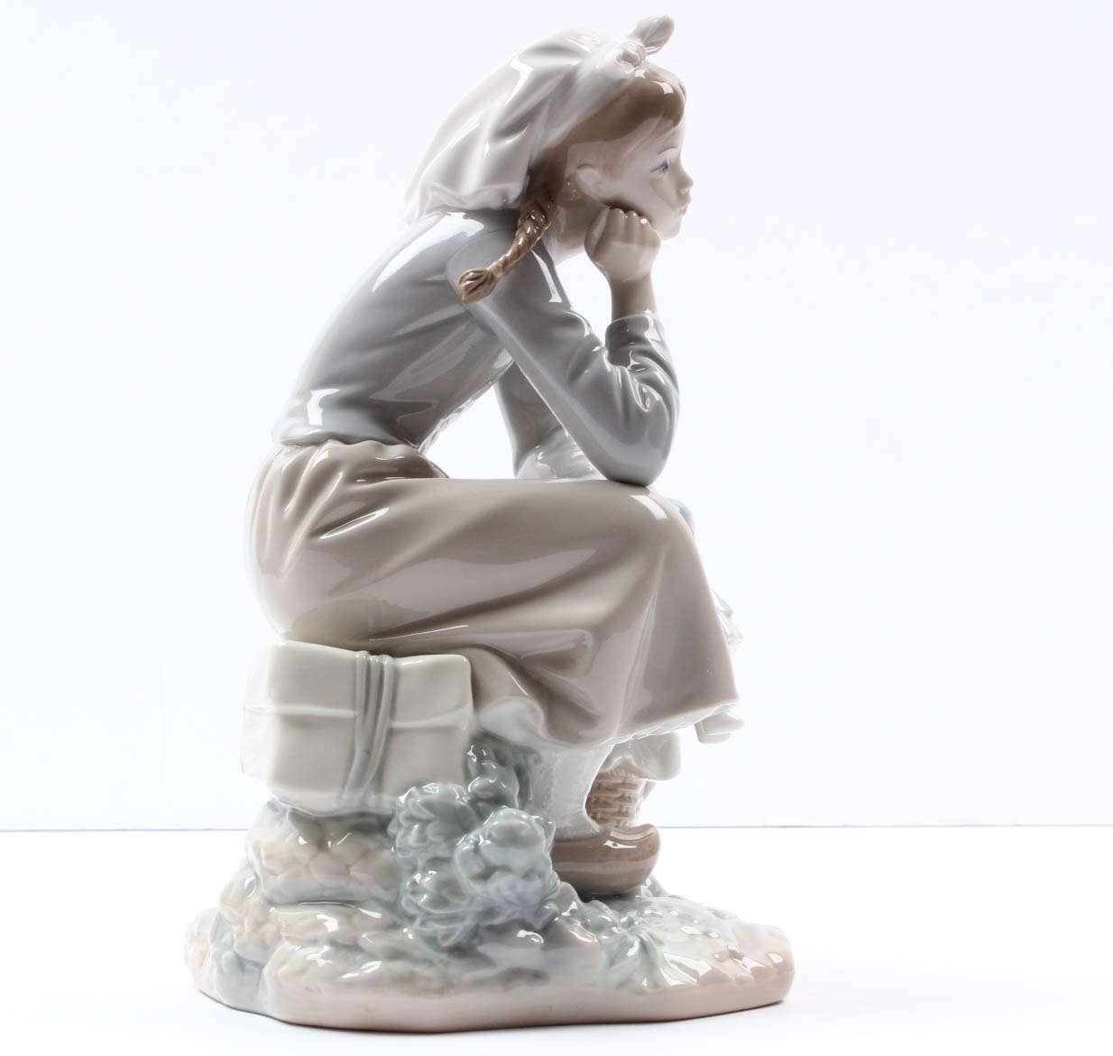 Lladró Girl with Doll Figurine