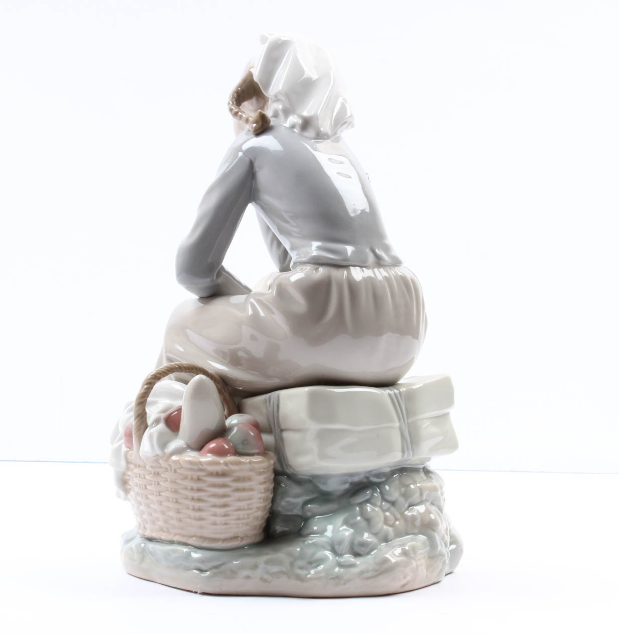 Lladró Girl with Doll Figurine