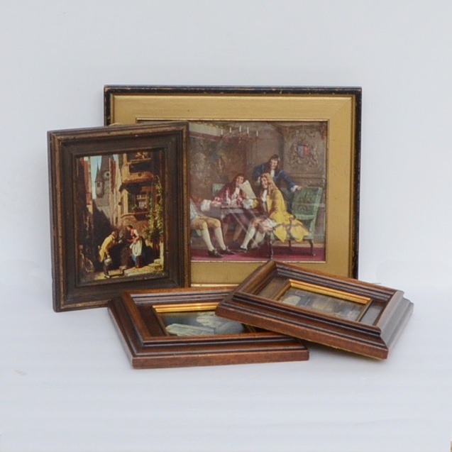 Grouping of Four Vintage Prints