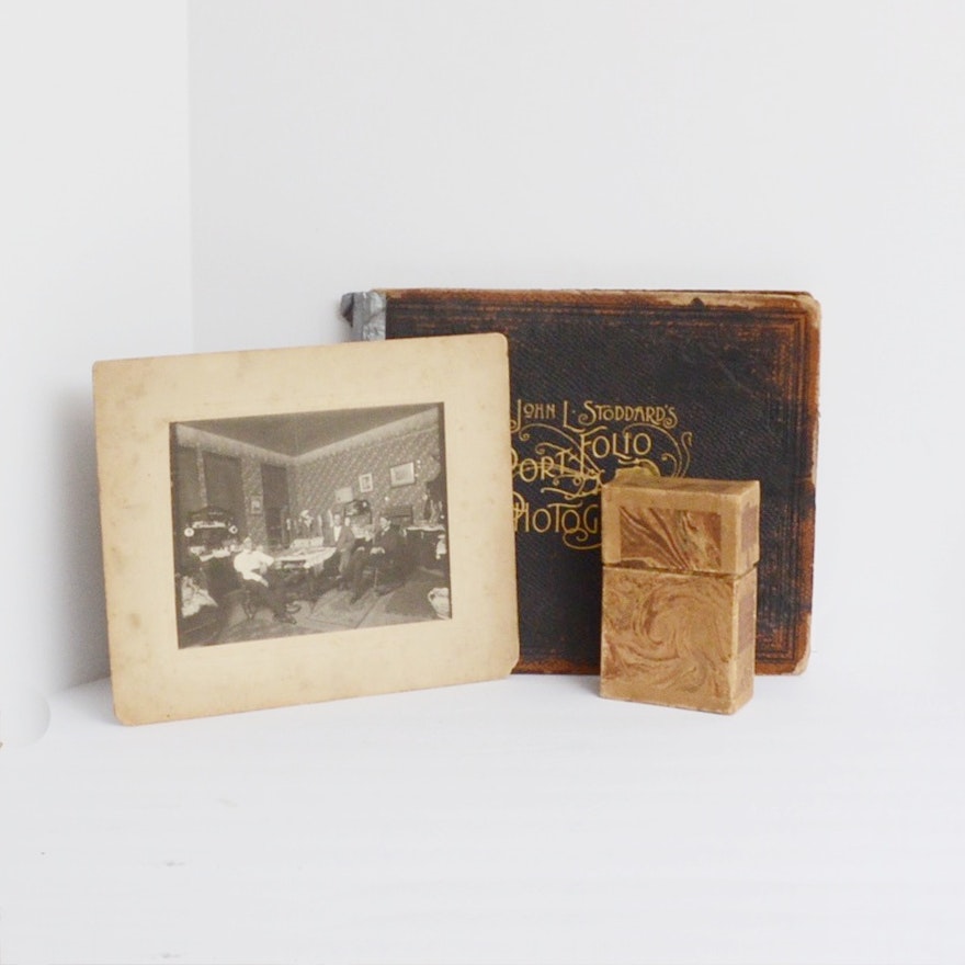 John L. Stoddard's Portfolio of Photographs, Antique Photo and Postcards