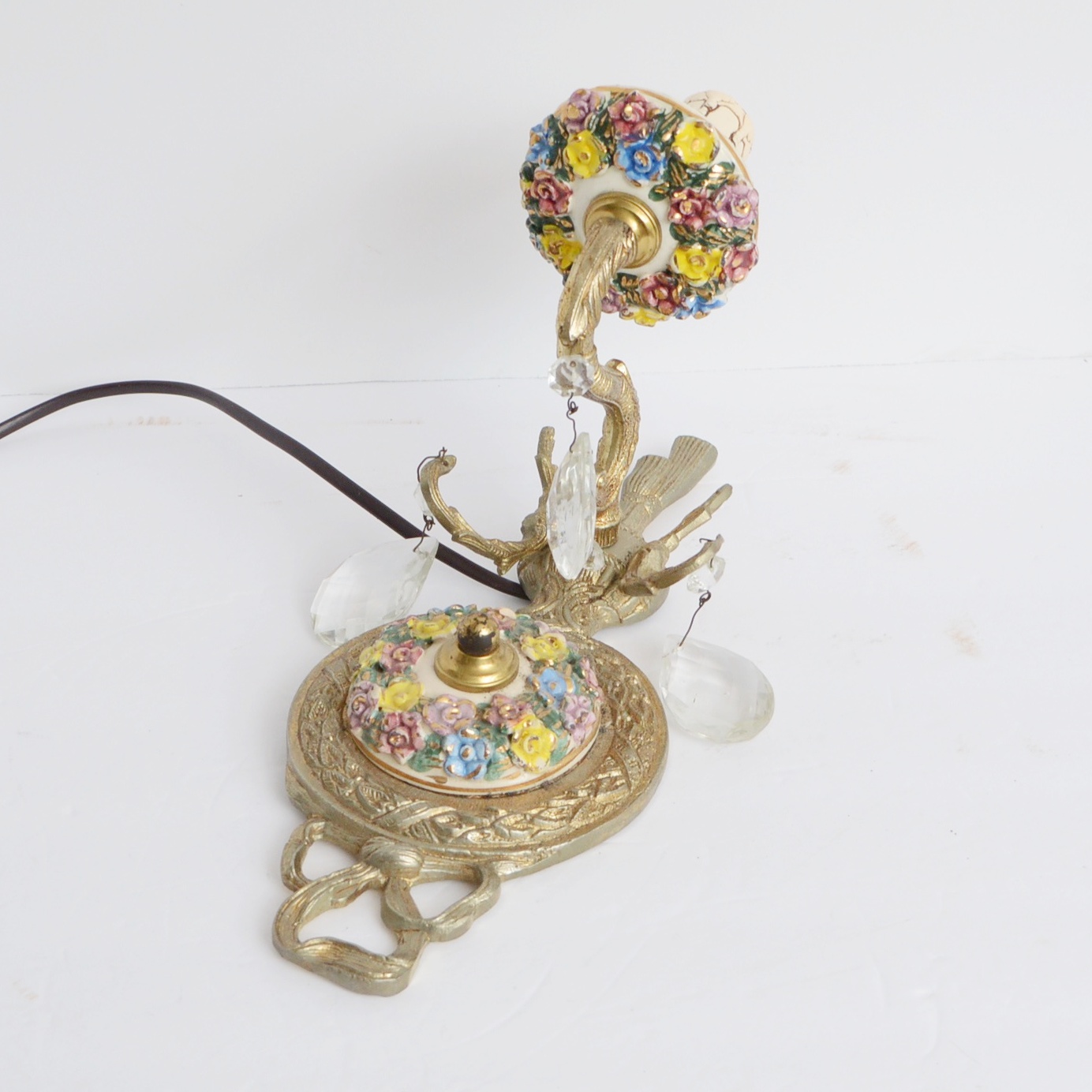 Vintage Porcelain Wall Mount Light