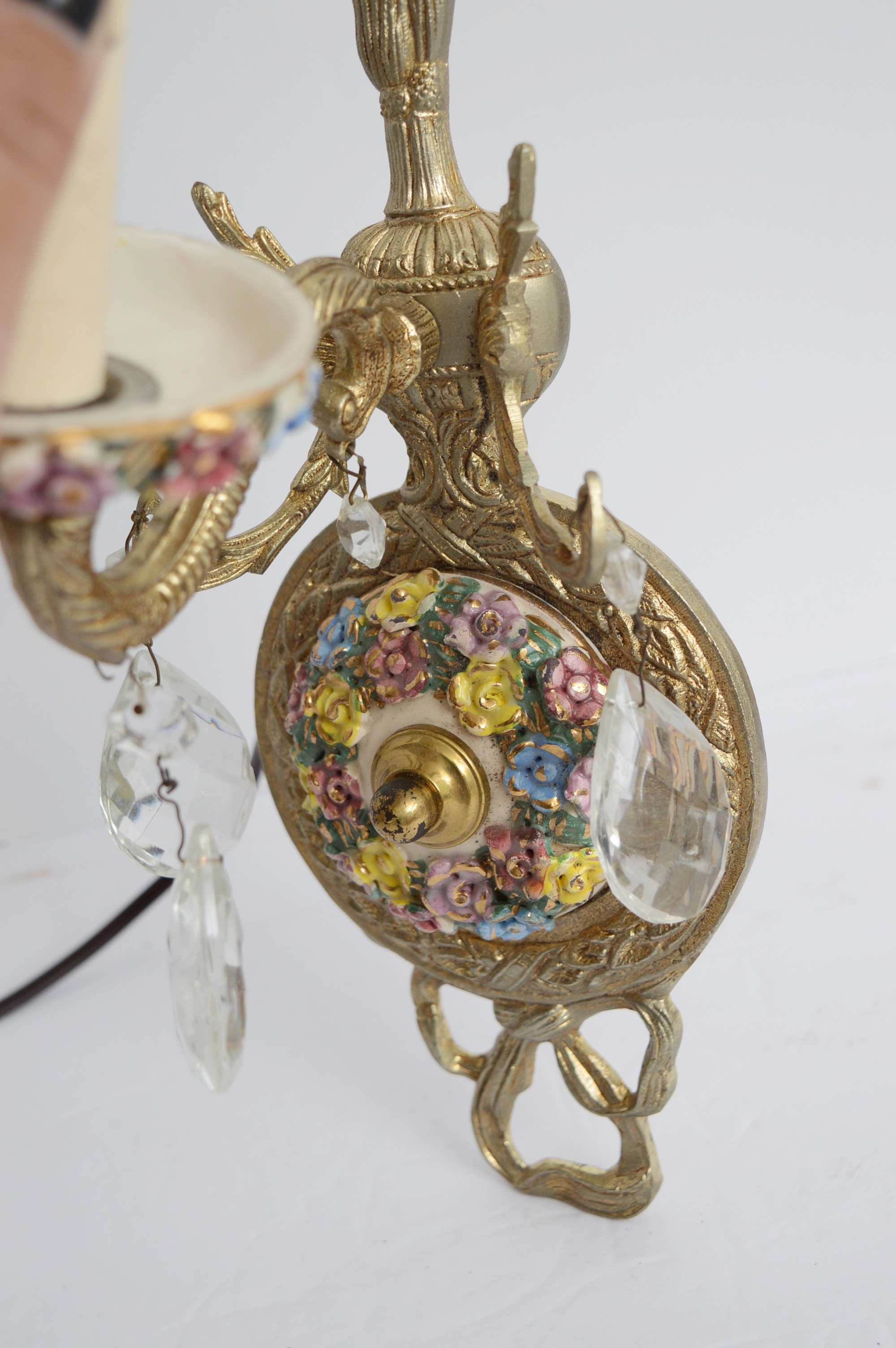 Vintage Porcelain Wall Mount Light