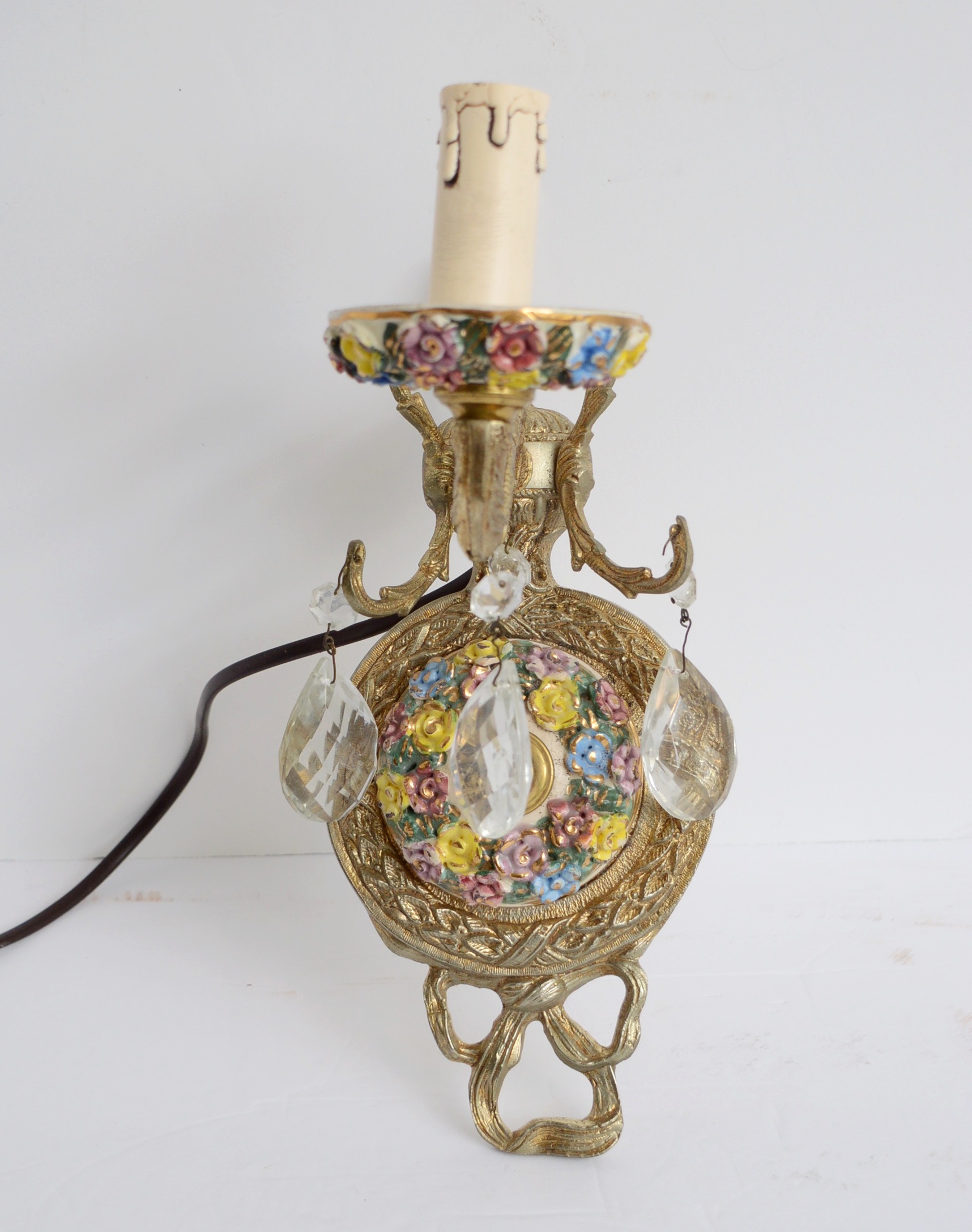 Vintage Porcelain Wall Mount Light