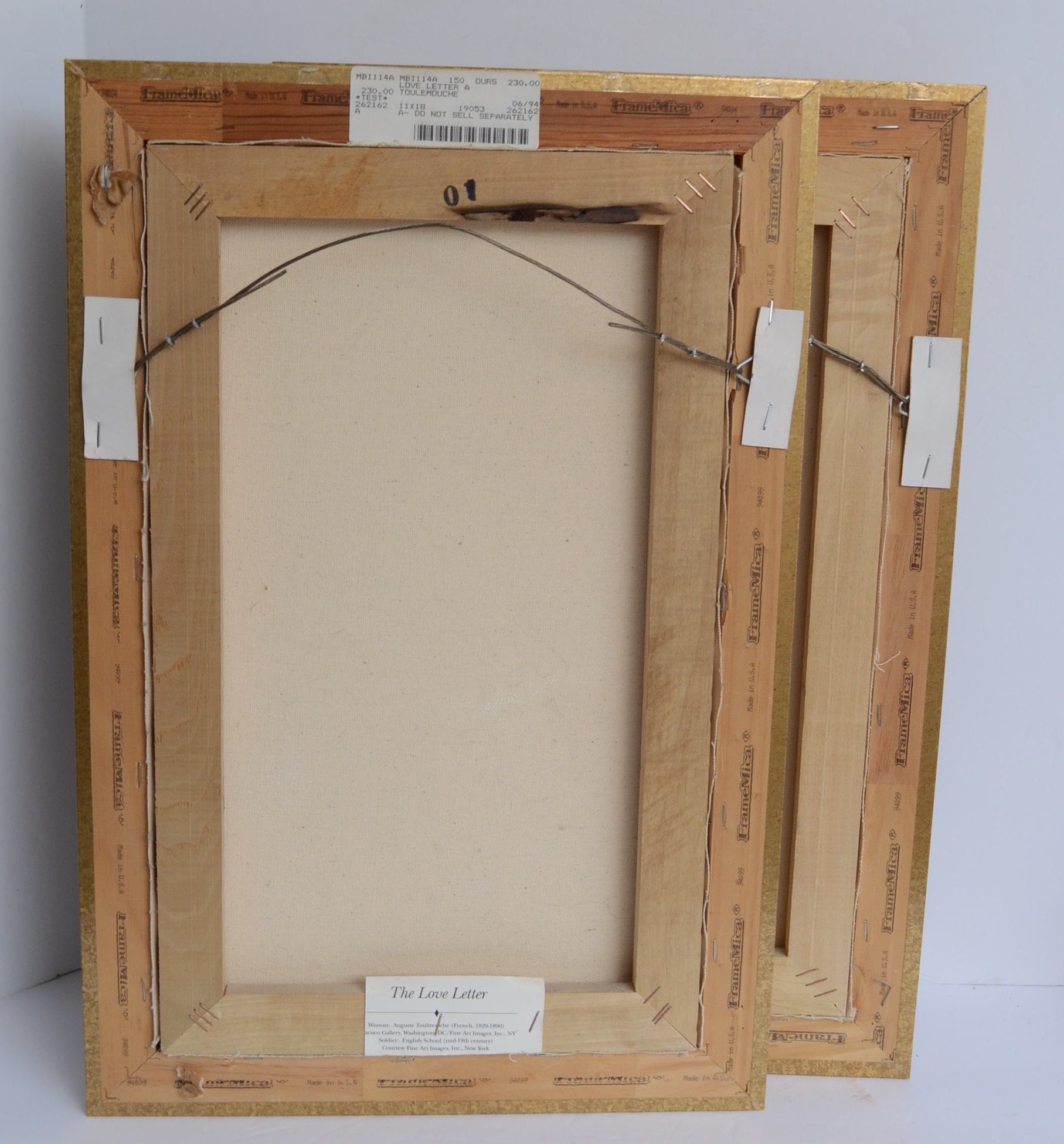 The Love Letter Giclées on Canvas