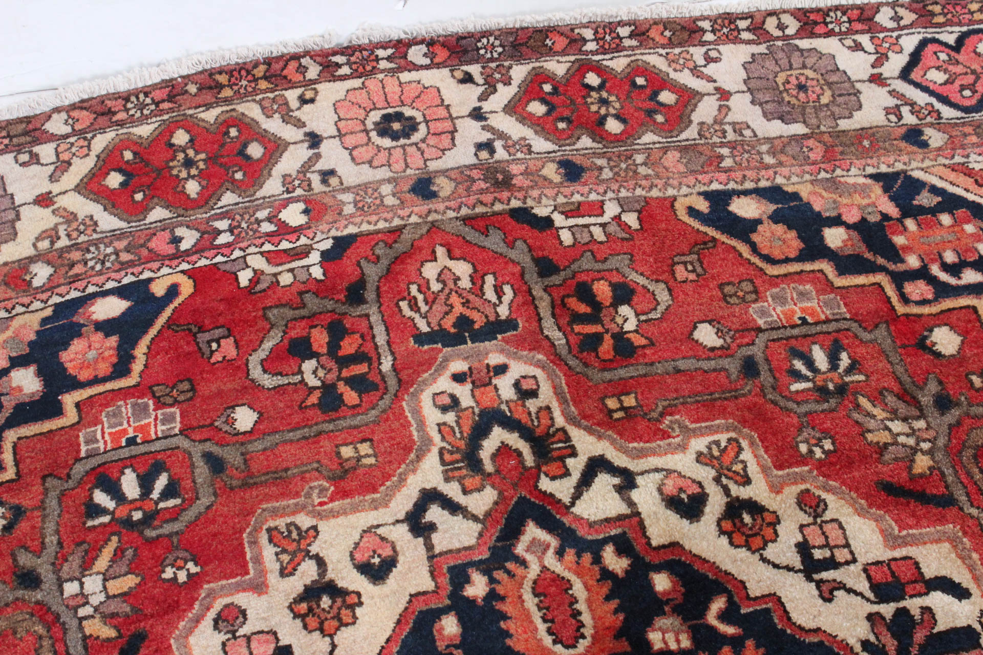 7' x 11' Hand-Knotted Persian Chahar Mahal Bakhtiari Room-Size Rug