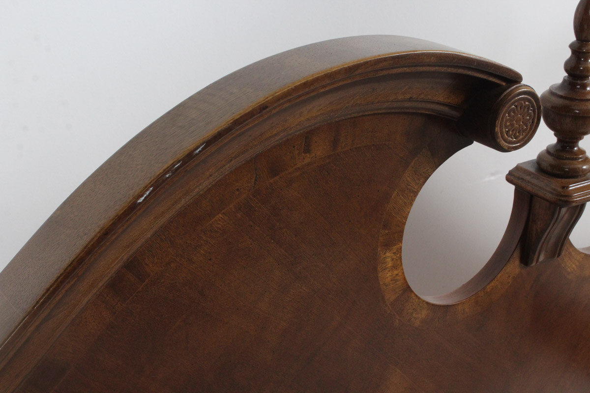 Federal Style Four-Poster King Size Bed Frame