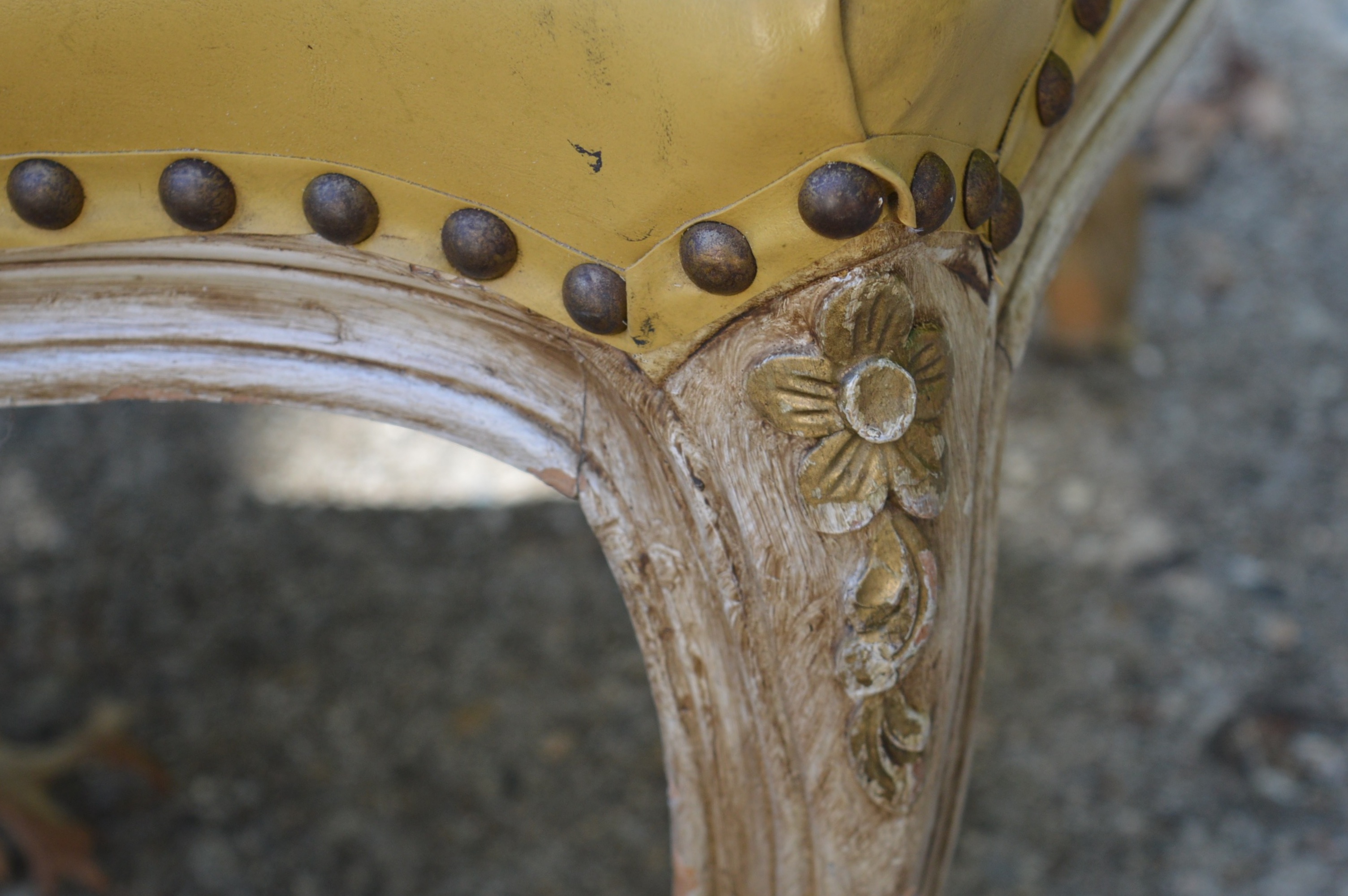 Pair of Vintage Cane Back Chairs and Cocktail Table