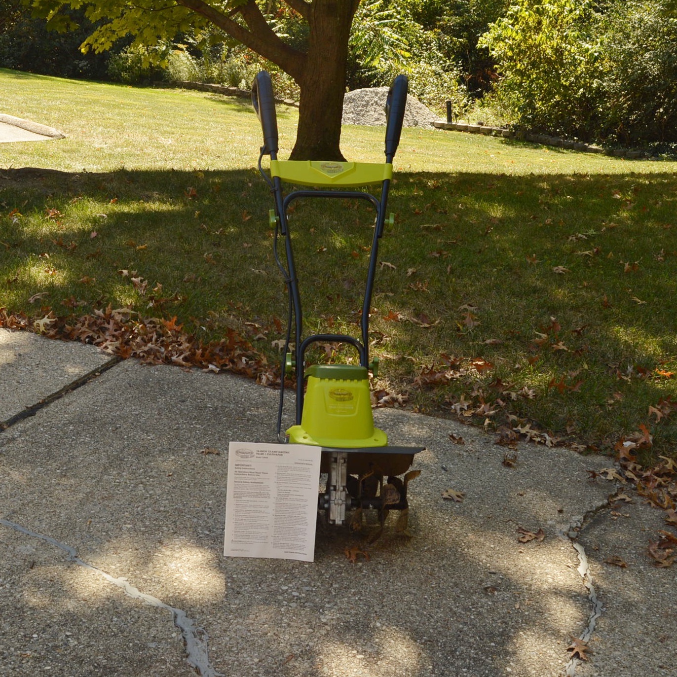 SUNJOE Tiller Joe 16" 12 Amp Tiller and Cultivator