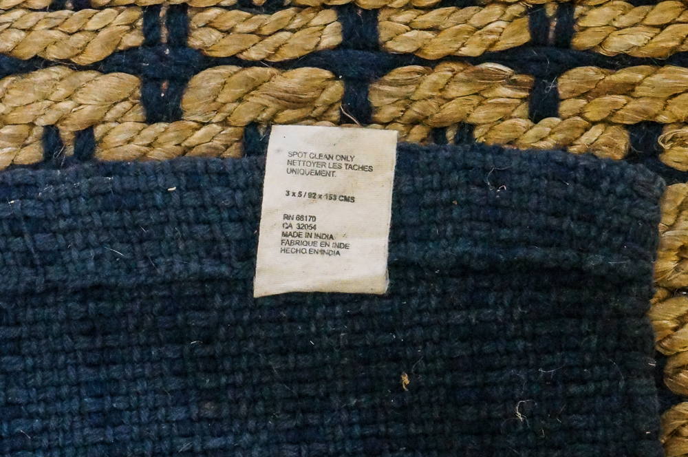 Three Cotton Indian Accent Rugs