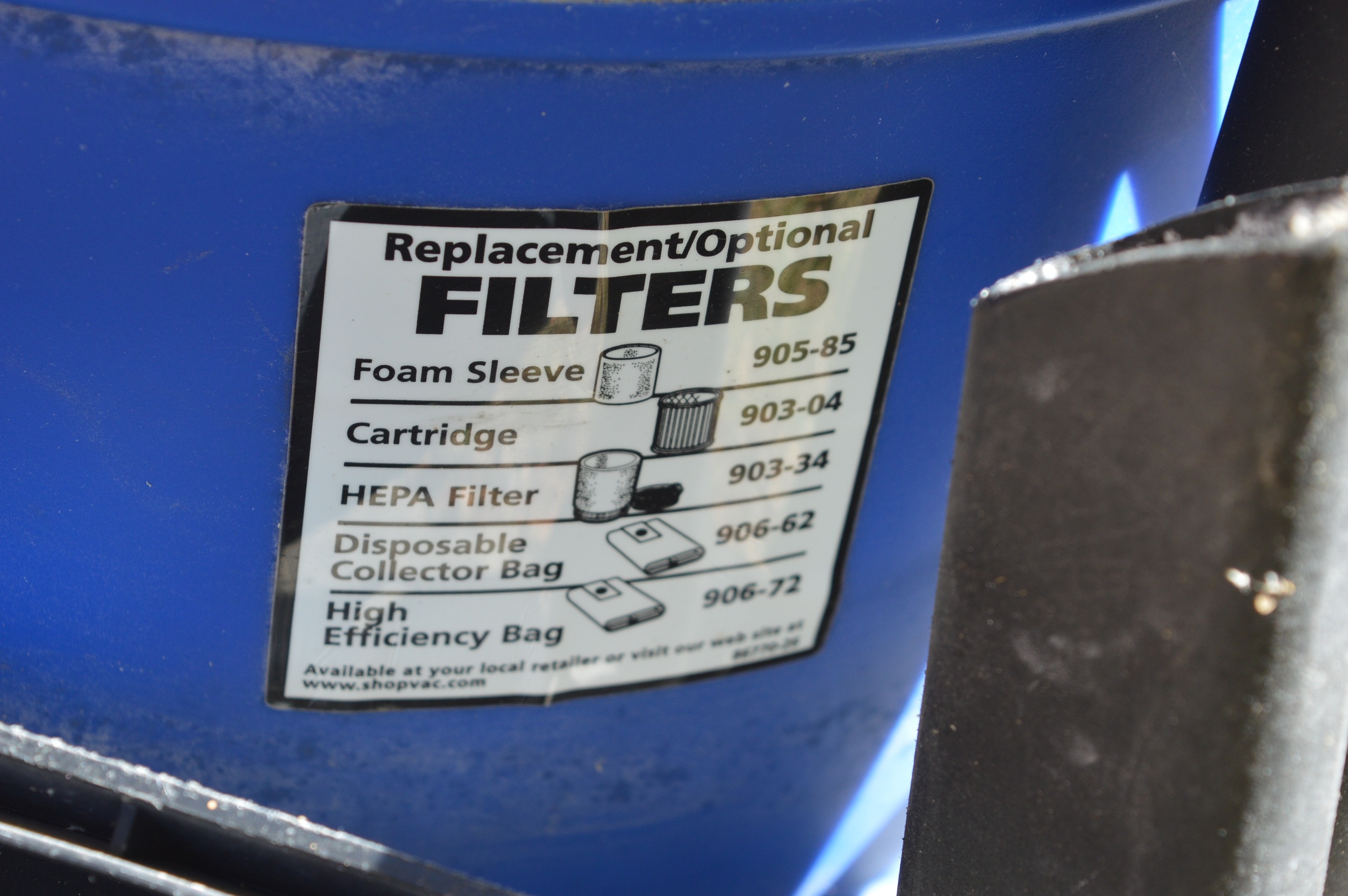 ShopVac 12 Gallon Wet/Dry Vac and Black & Decker Electric Blower