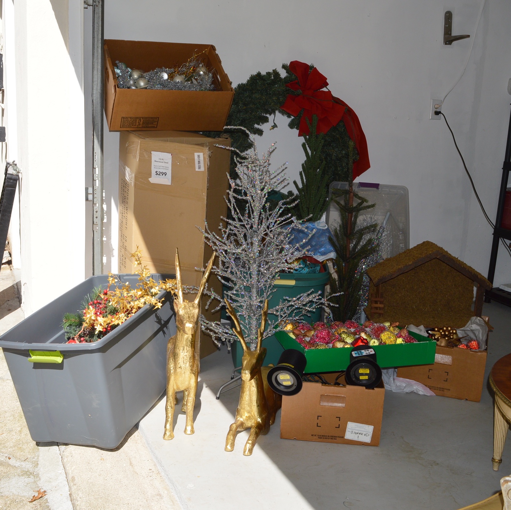 Plethora of Christmas Decor including Dept. 56 Trees