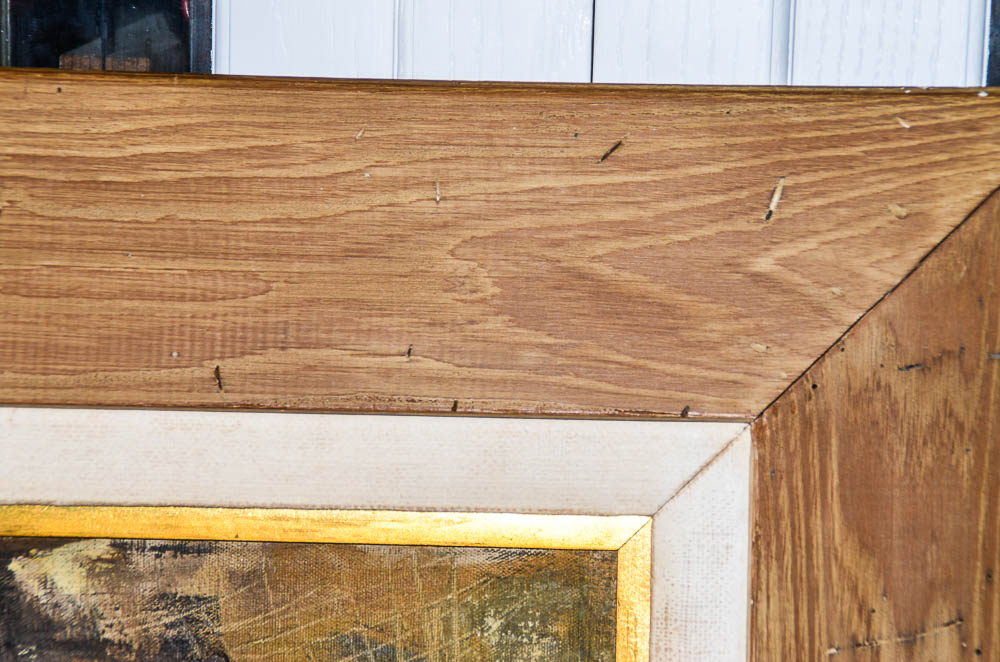 G. Henderson Oil Painting of Abstract Composition