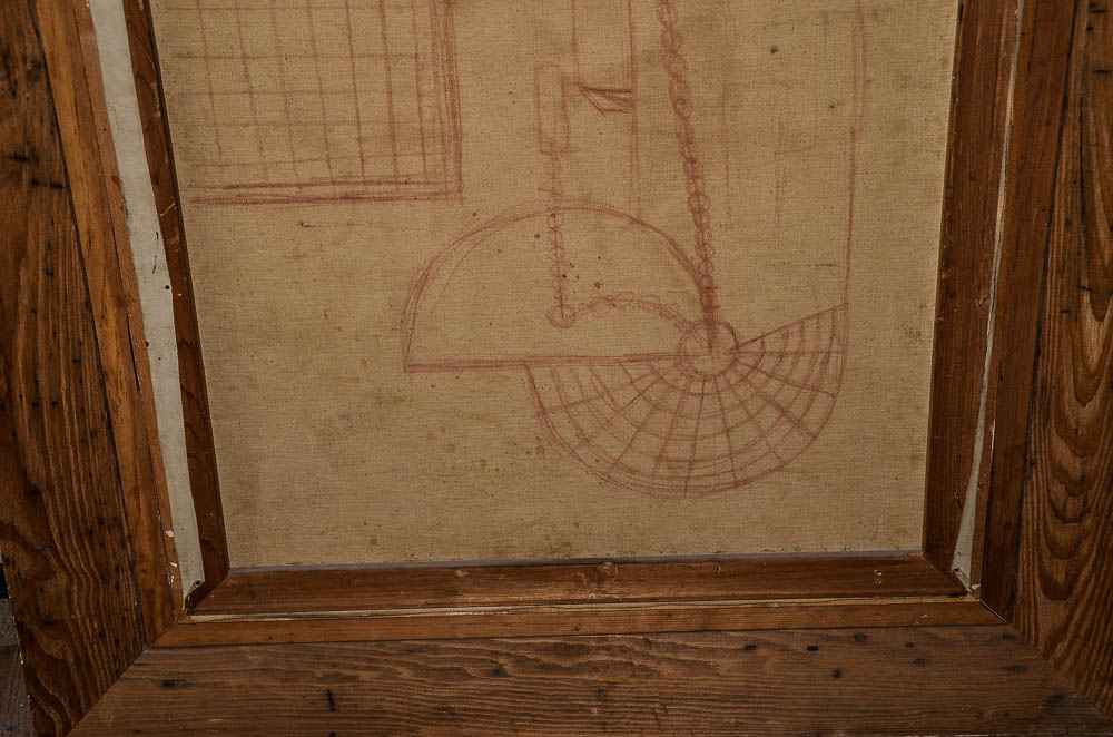 G. Henderson Oil Painting of Abstract Composition