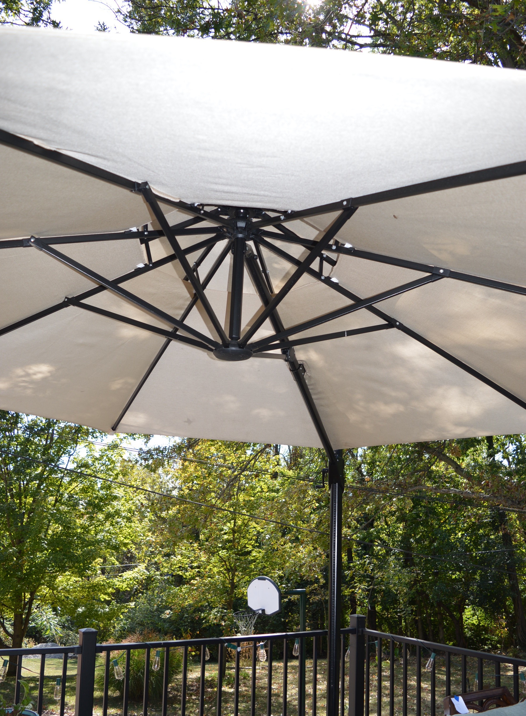 10' Retractable Patio Umbrella