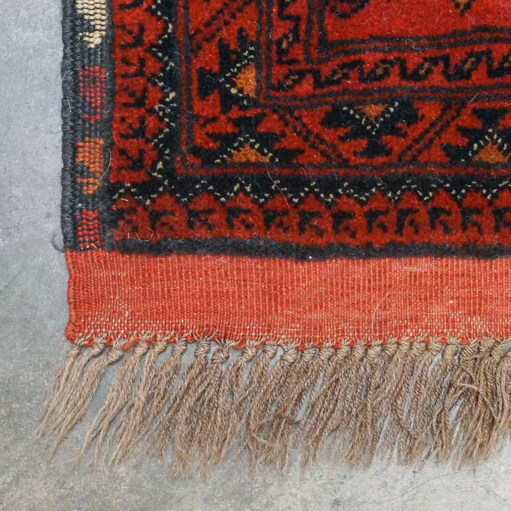 Hand-Knotted Persian Double Medallion Area Rug