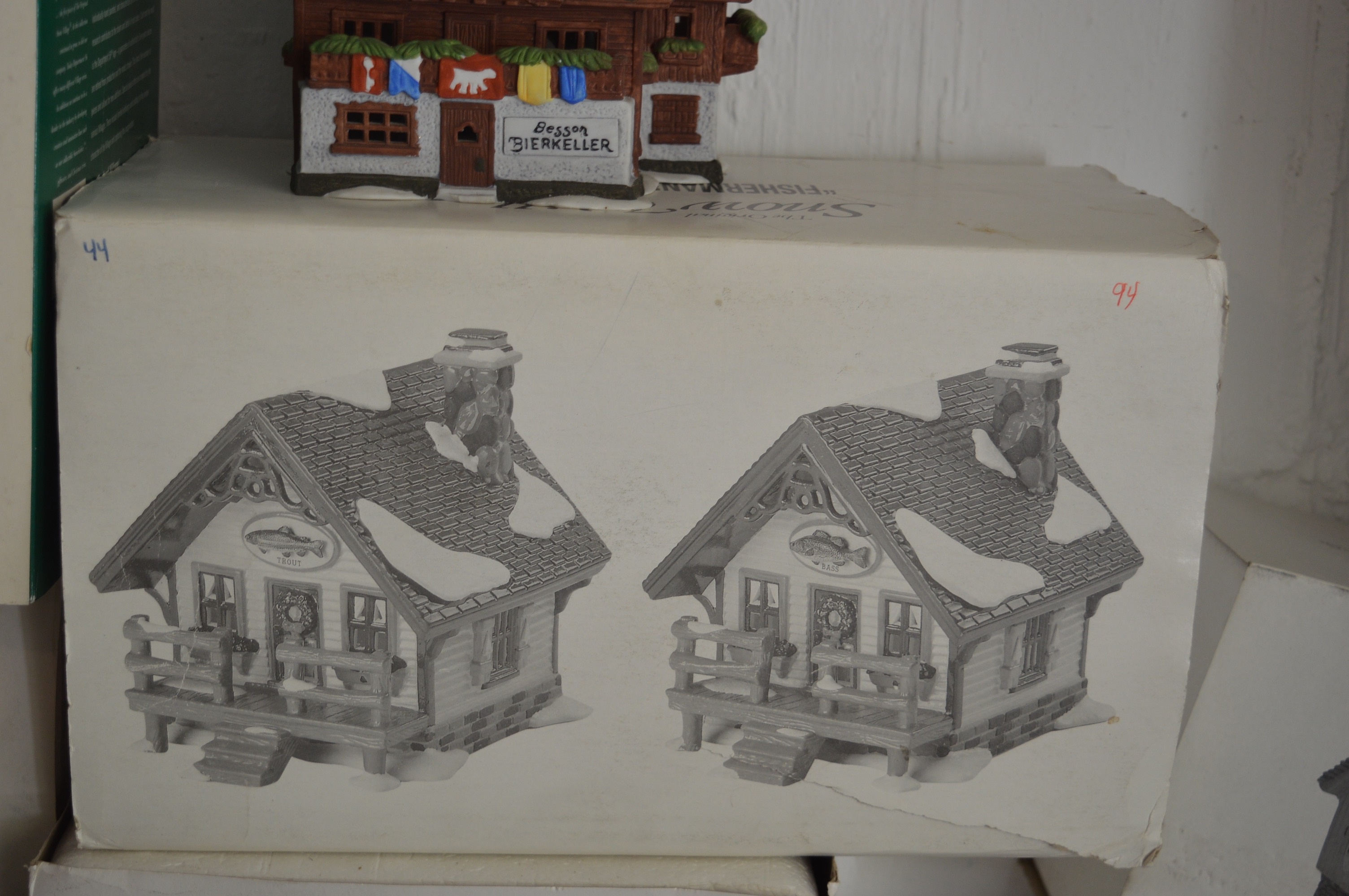 Large Collection of Department 56 Christmas Houses