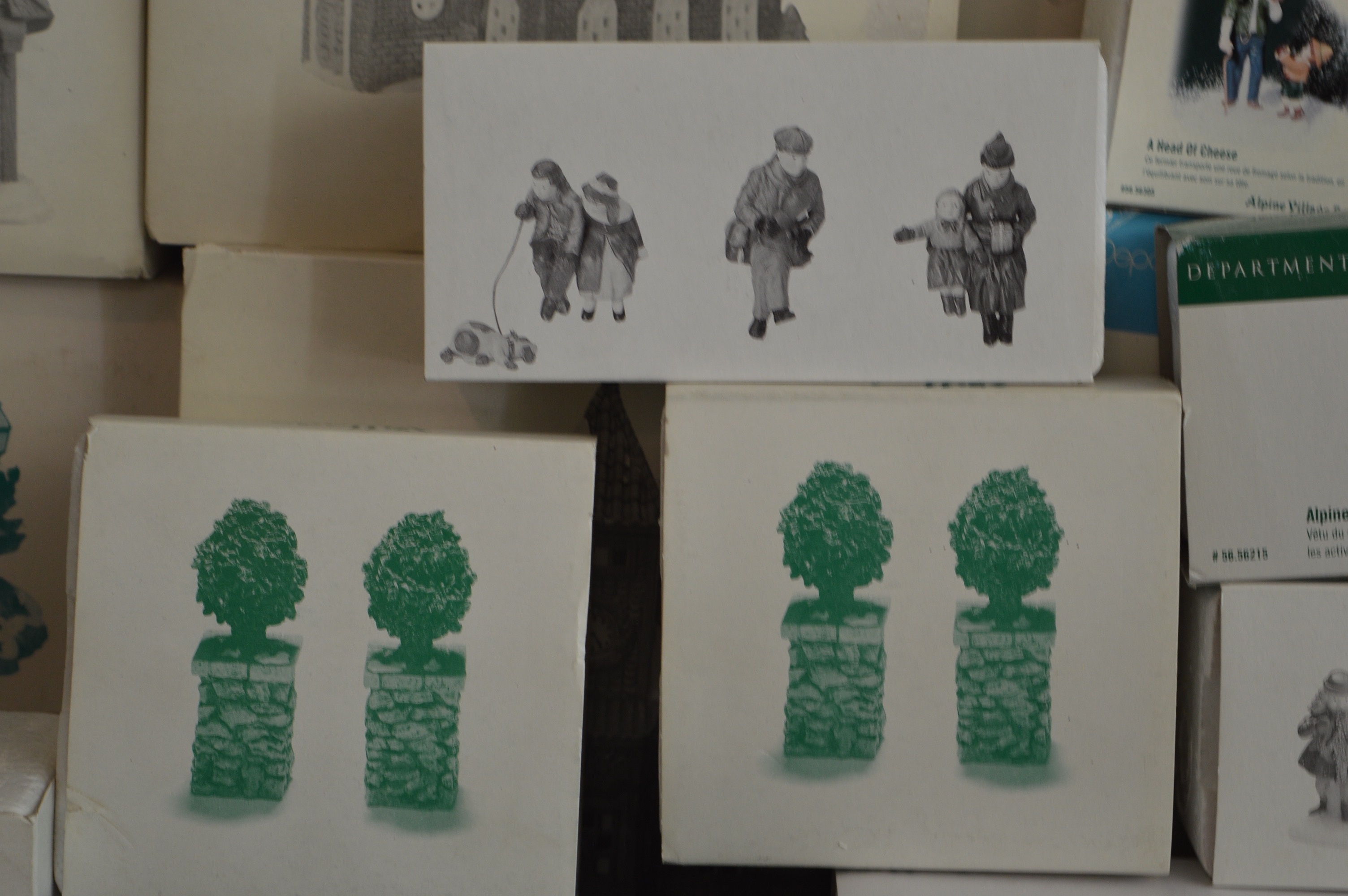 Large Collection of Department 56 Christmas Houses