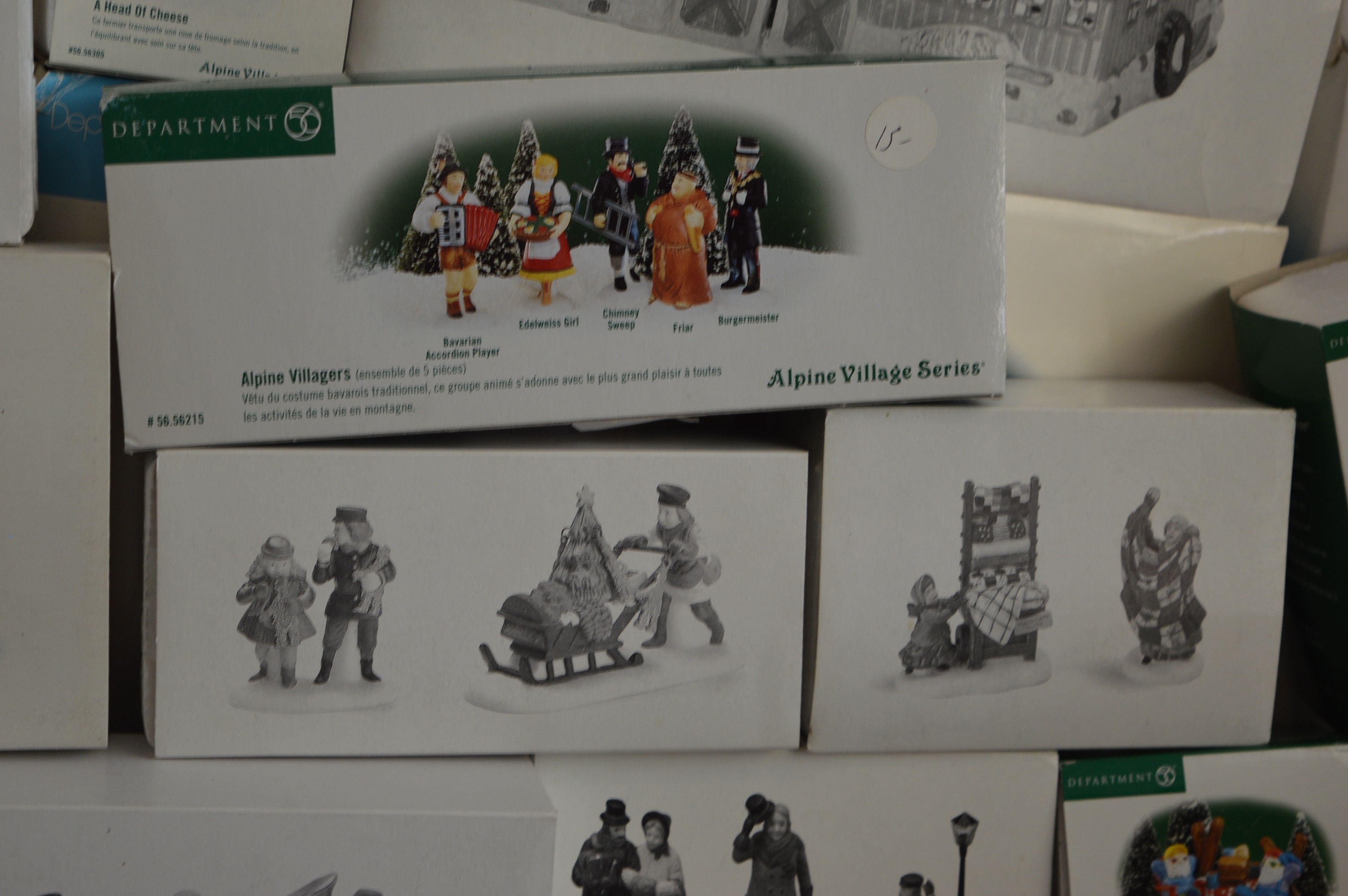 Large Collection of Department 56 Christmas Houses