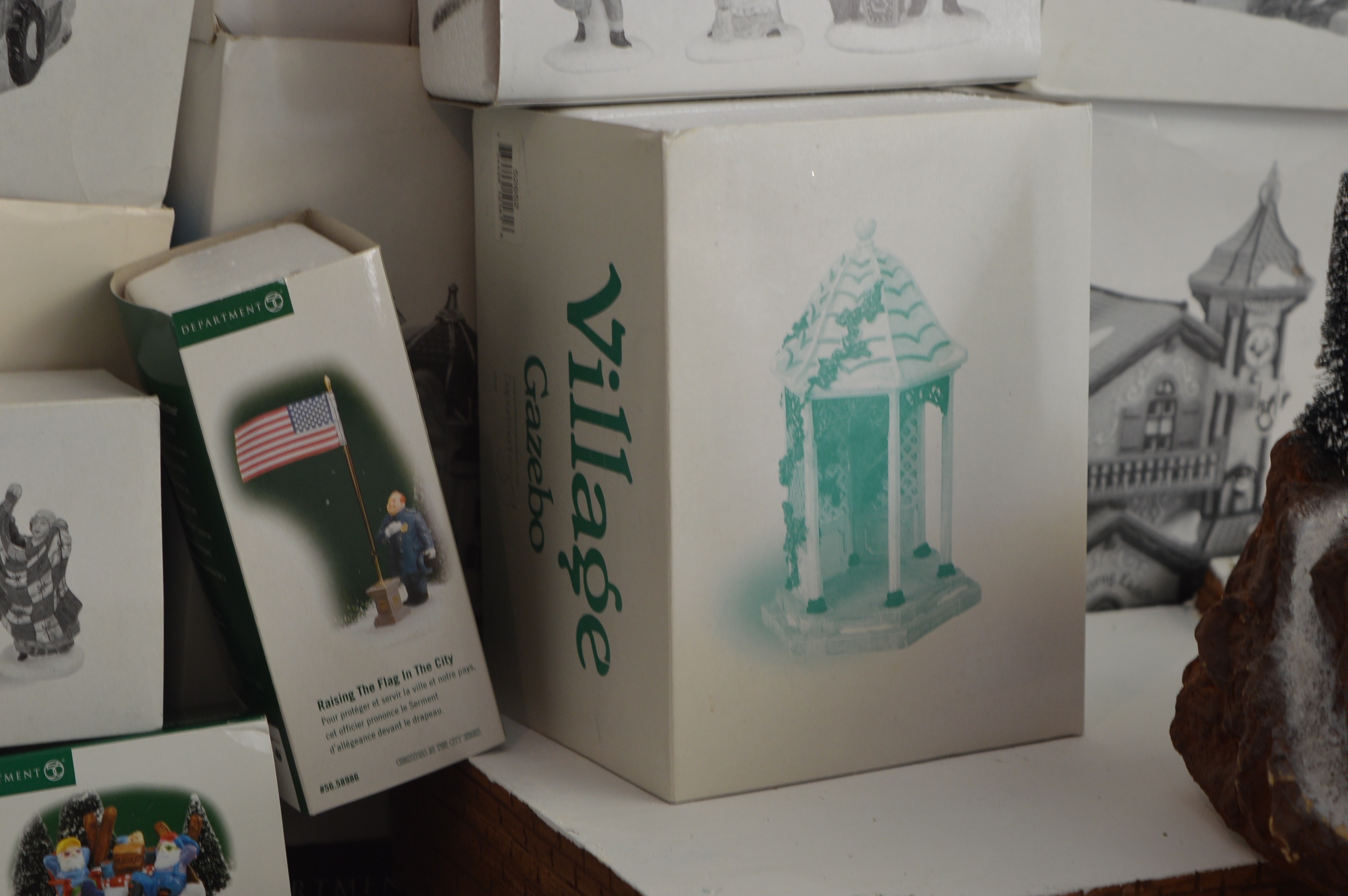 Large Collection of Department 56 Christmas Houses