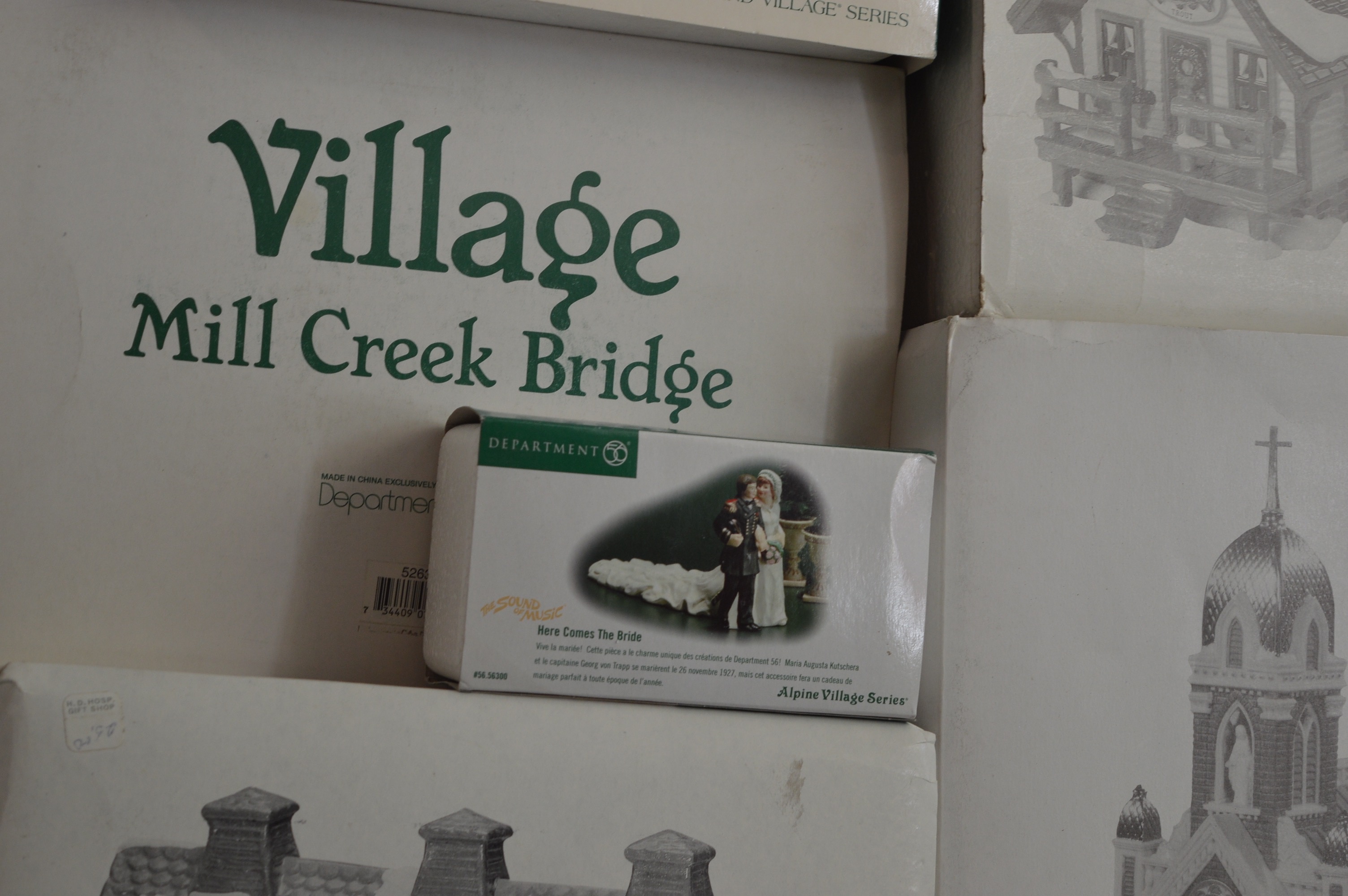 Large Collection of Department 56 Christmas Houses